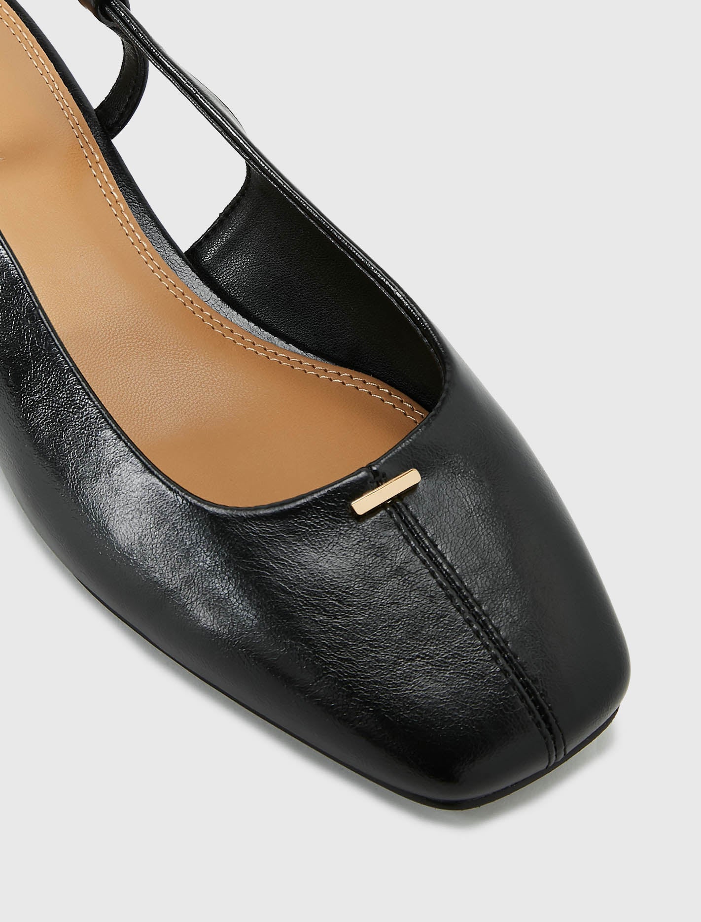 Grace Centre Seam Detail Slingback Flat