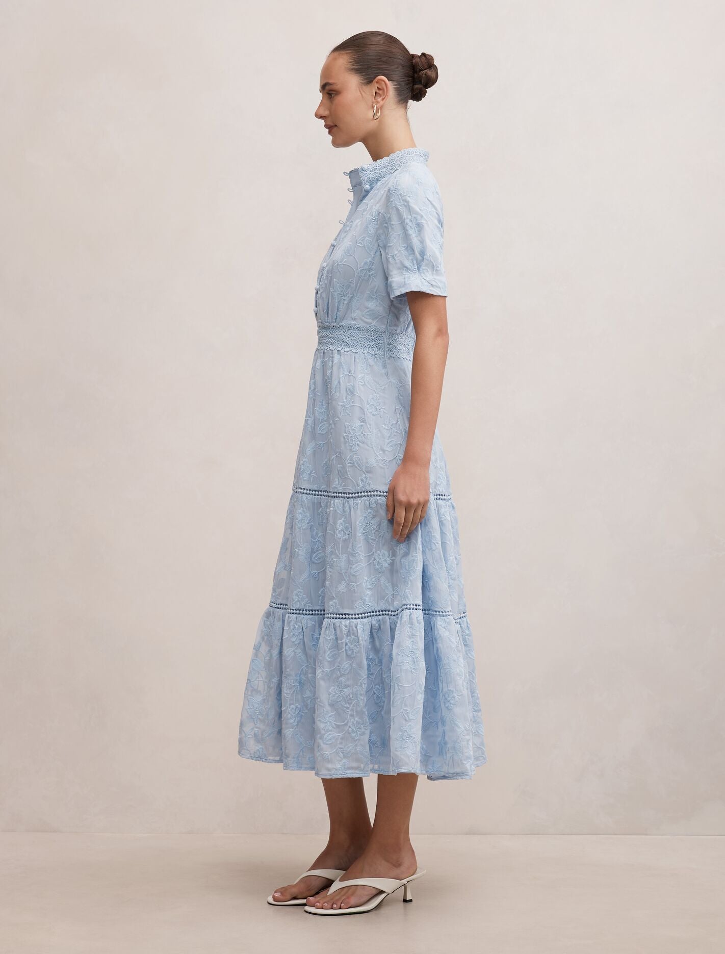 Athena Short Sleeve Midi Dress Forever New