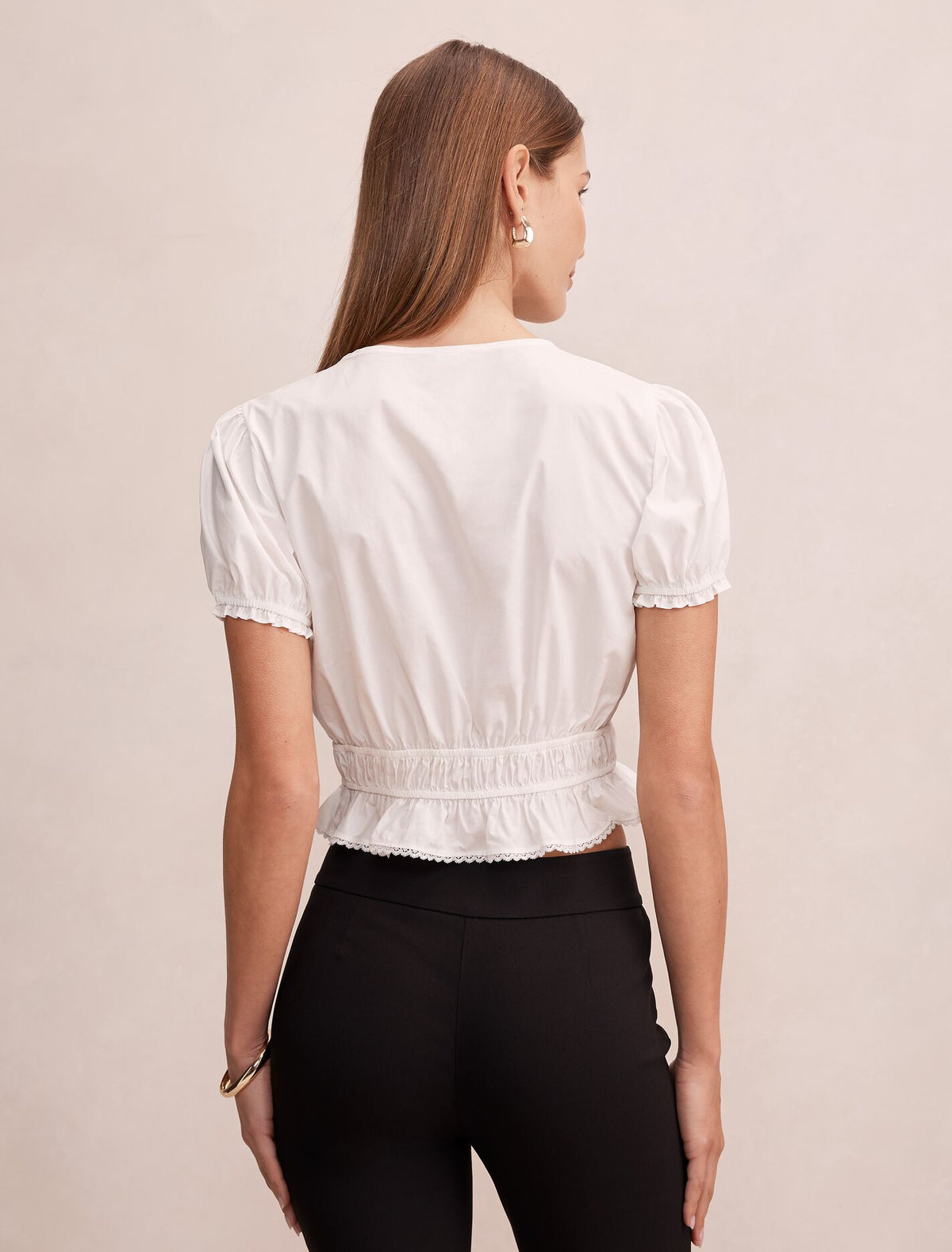Delta Lace Pintuck Blouse Forever New