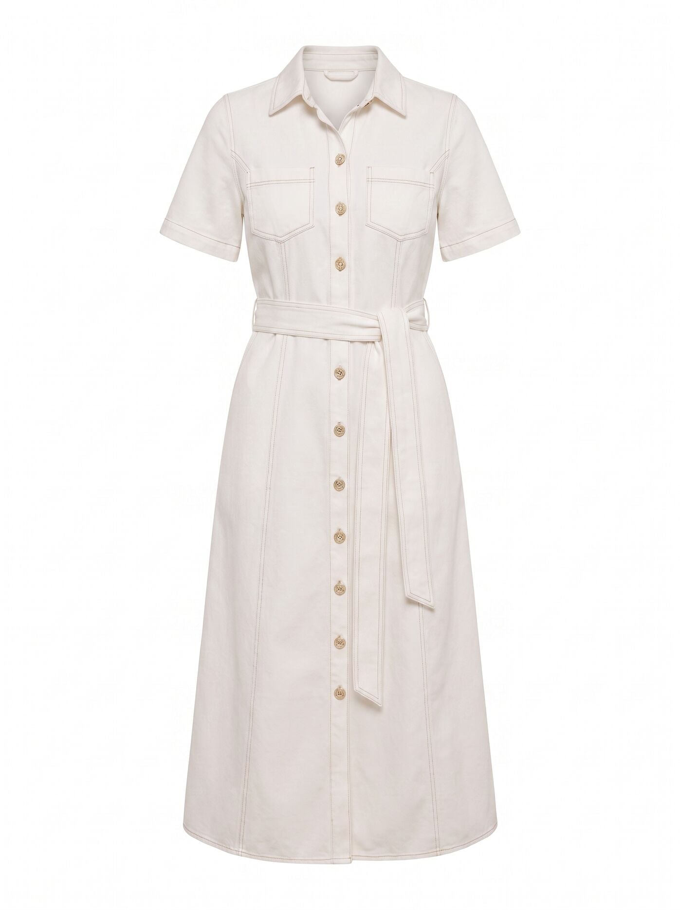 Millie Midi Denim Shirt Dress Forever New