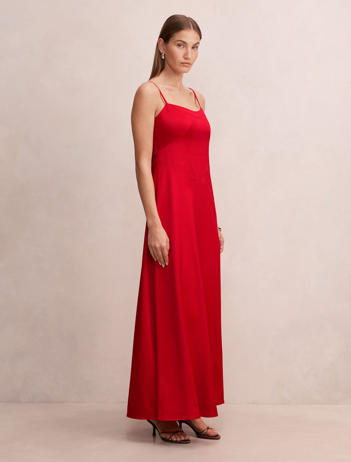 Hattie Corset Panelled Maxi Dress Forever New