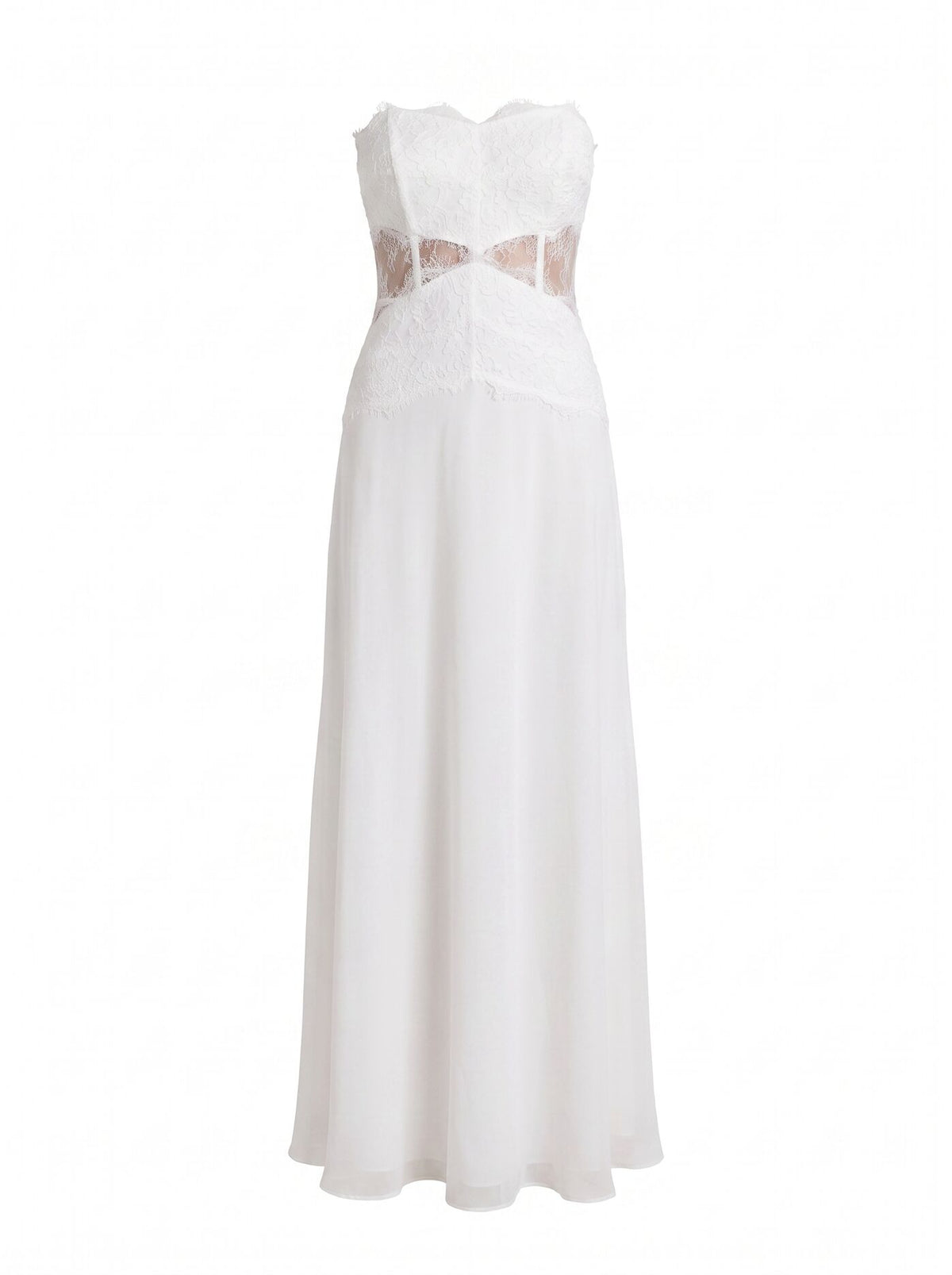 Amity Lace Corset Sheer Maxi Dress Forever New