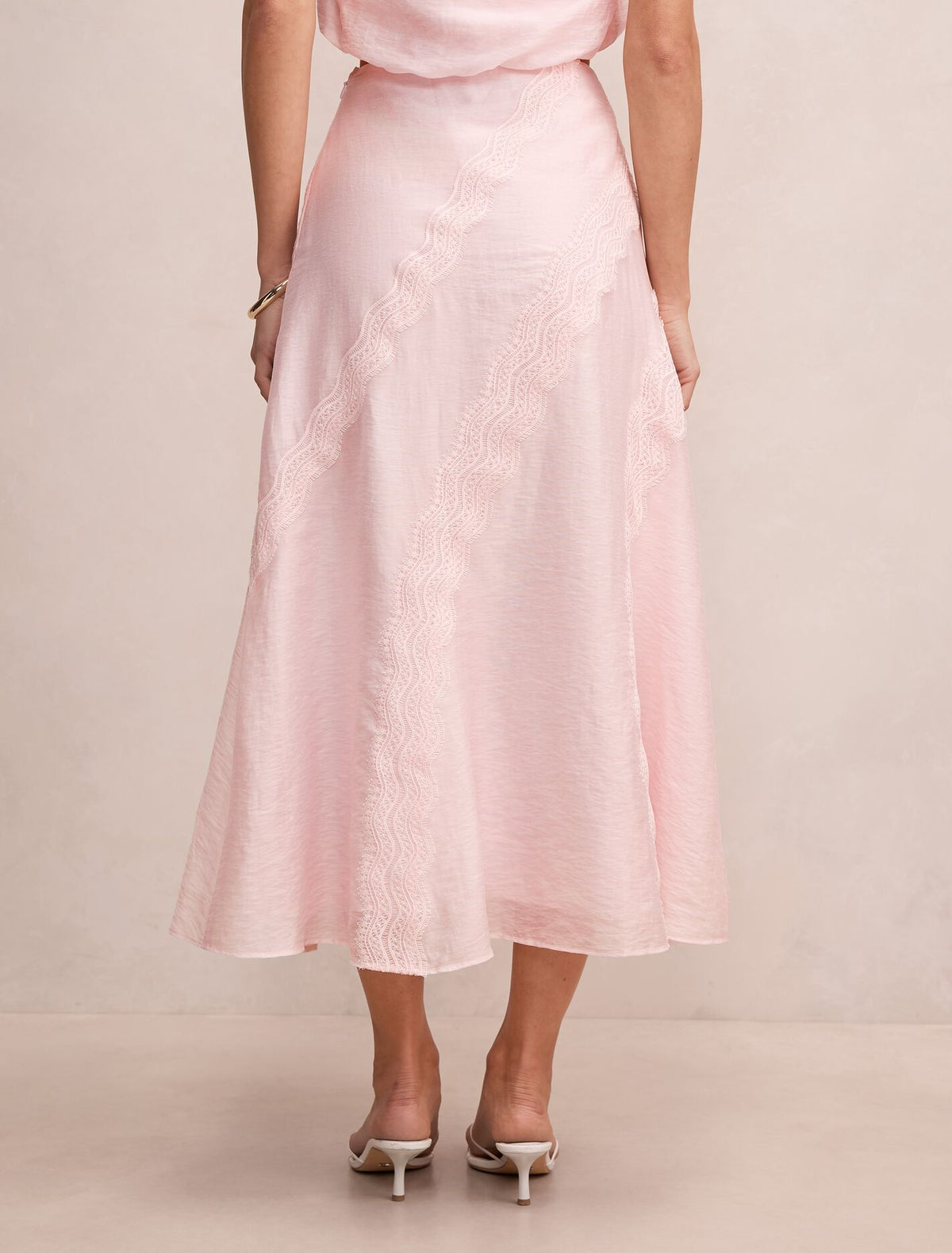 Maeve Lace Detail Skirt Forever New