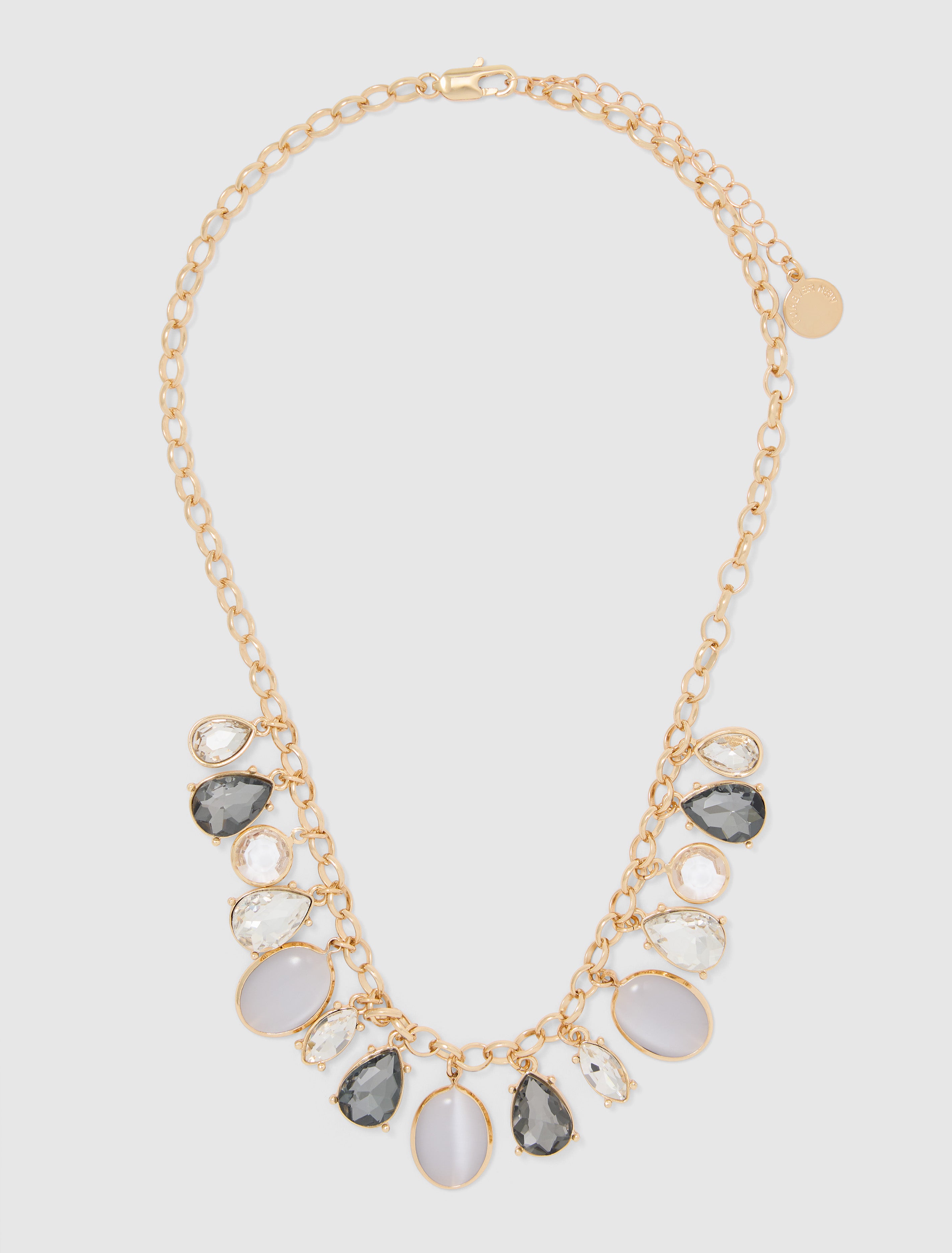 Signature Bridie Stone Charm Necklace
