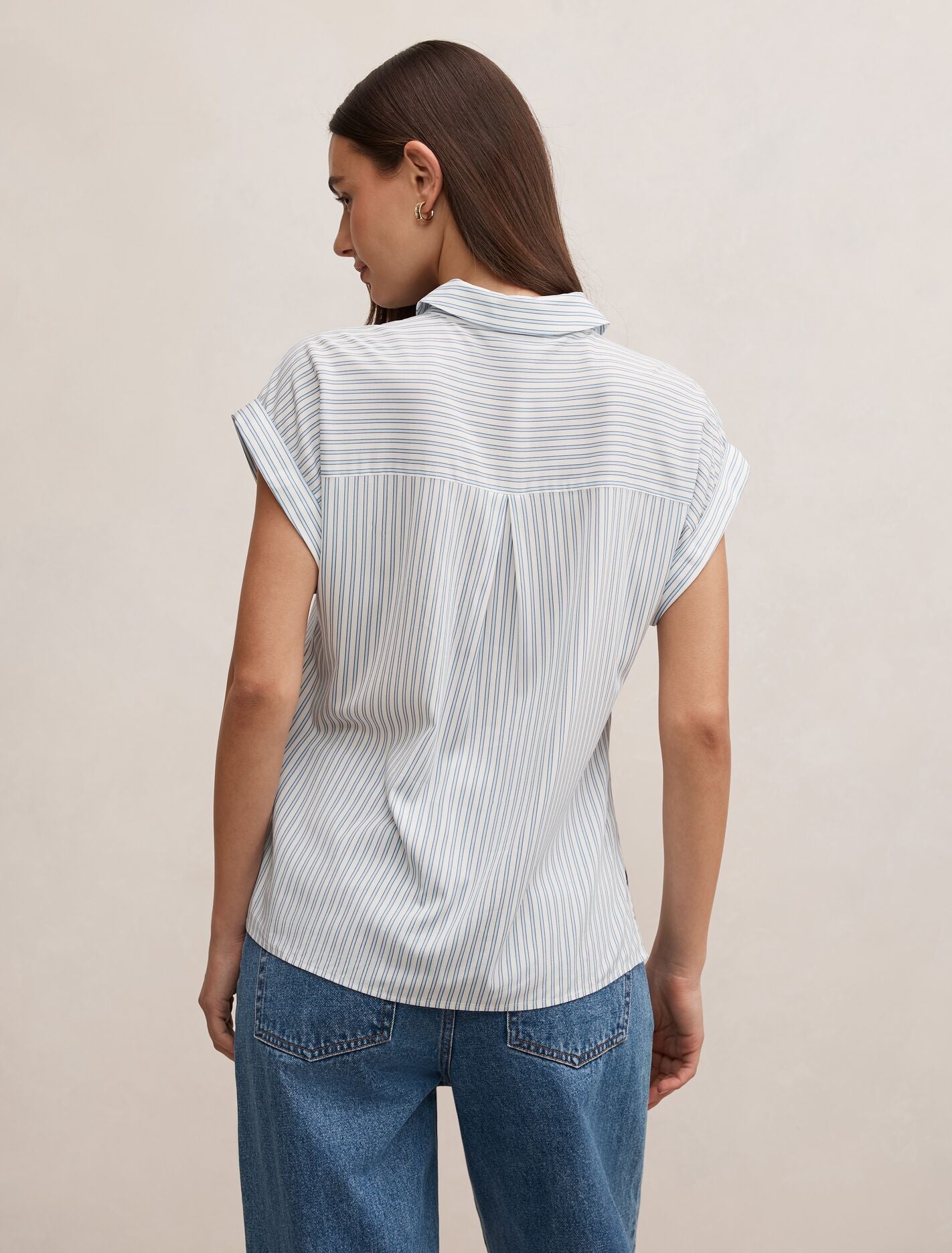 Tia Collar Button Shirt Forever New