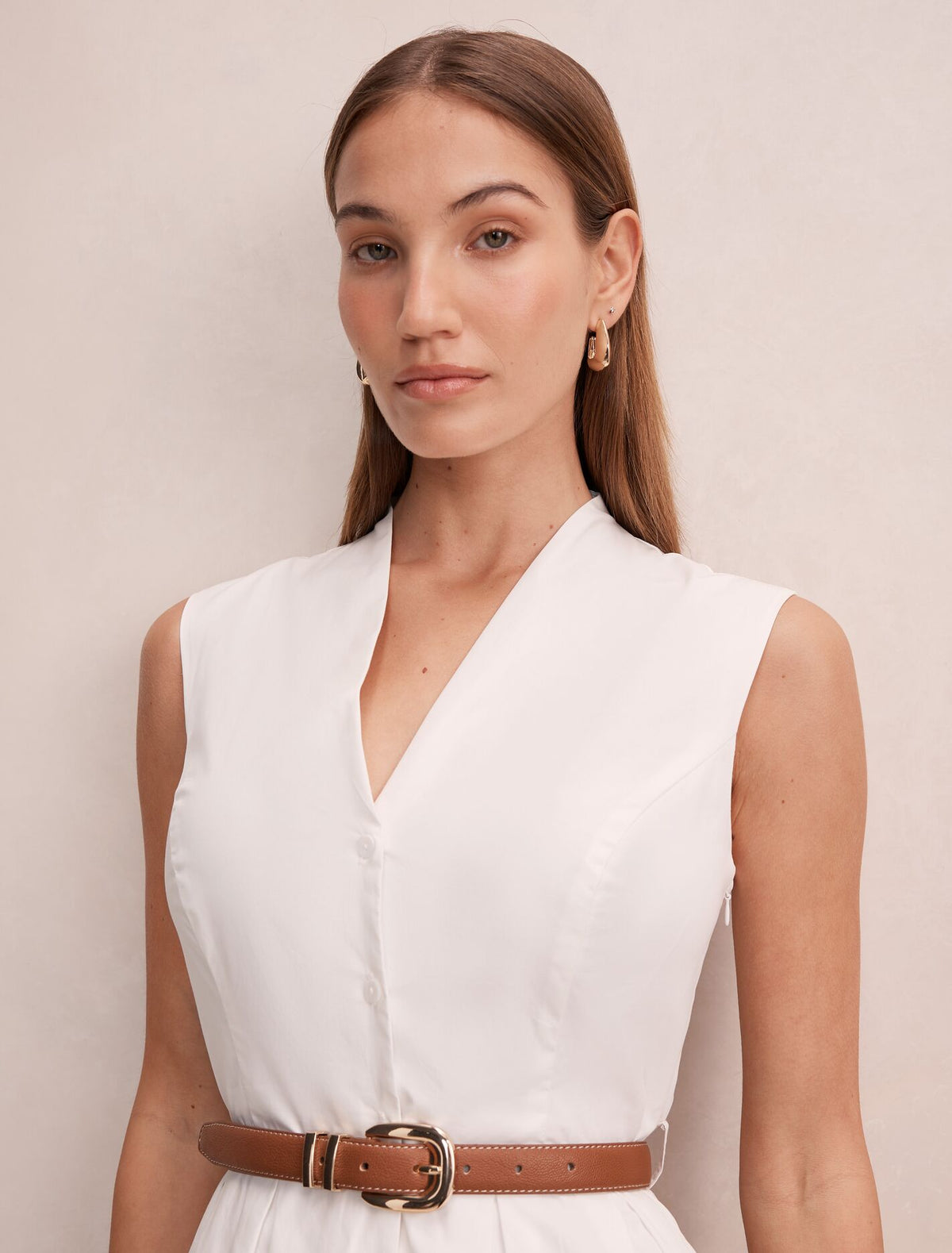 Kelly Button Down Midi Dress Forever New