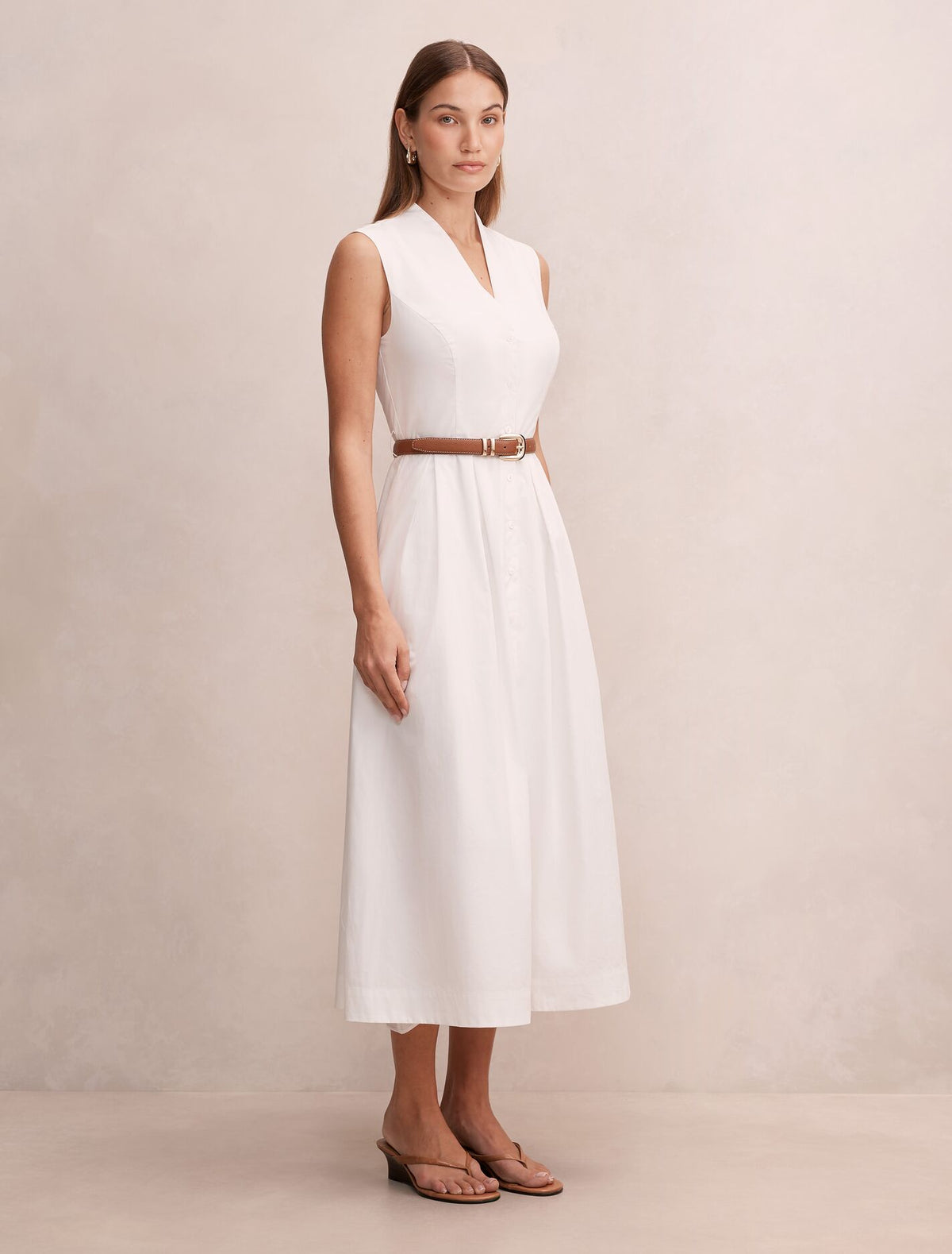 Kelly Button Down Midi Dress Forever New