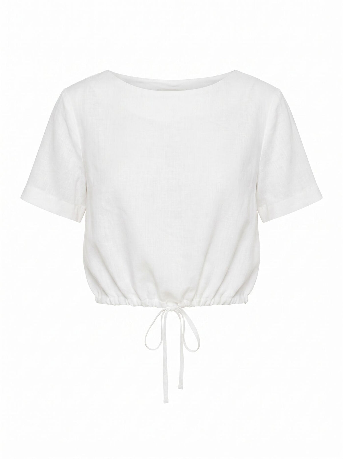 Rosie Petite Bubble Linen Top Forever New