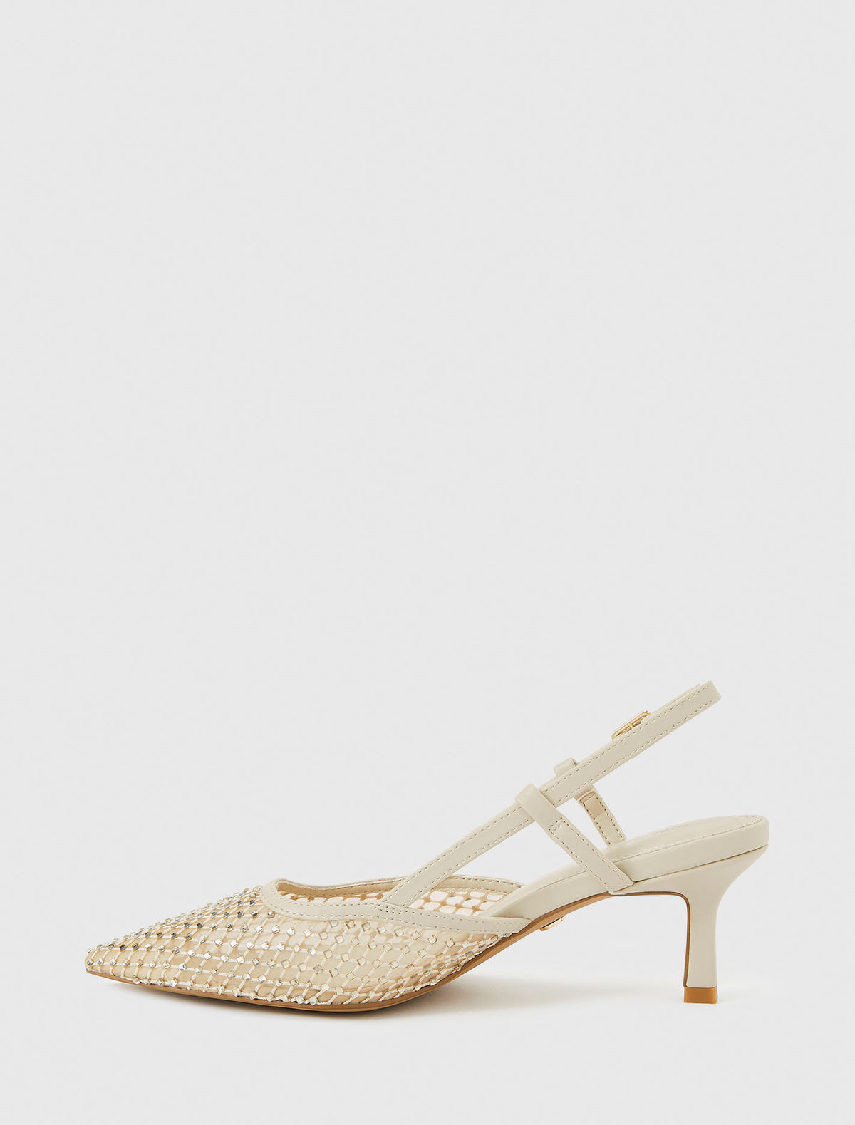 Diana Diamante Mesh Slingback Heel Forever New