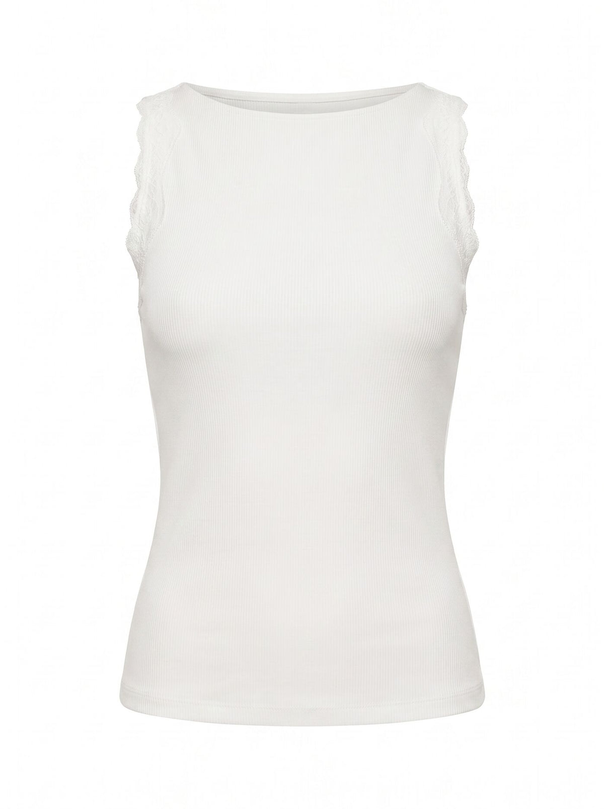 Karla Lace Trim Tank Top Forever New