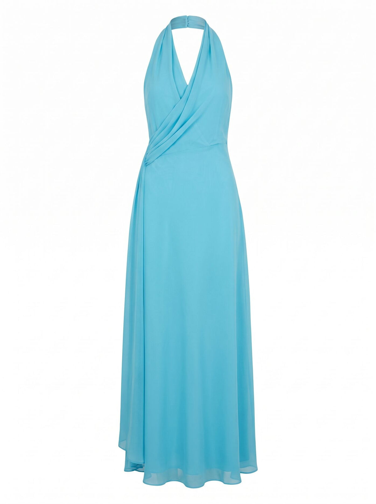 Rory Halter Drape Maxi Dress