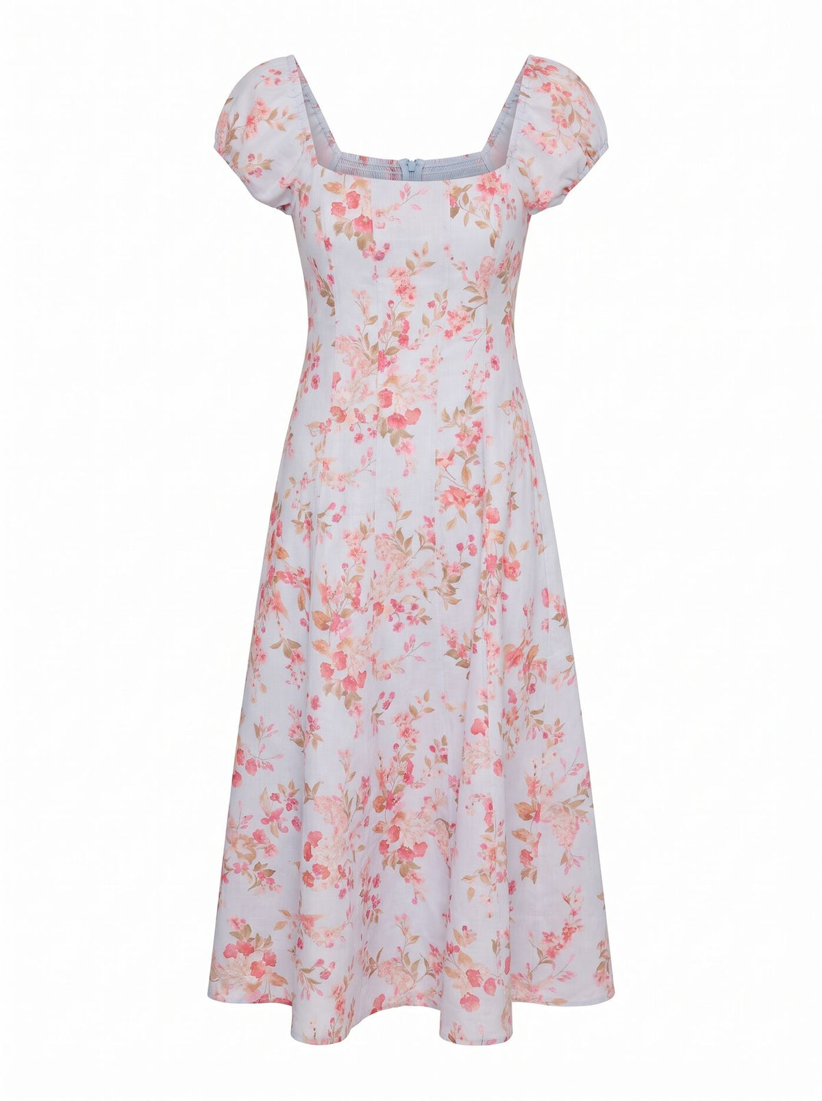 Sadie Cap Sleeve Linen Midi Dress Forever New