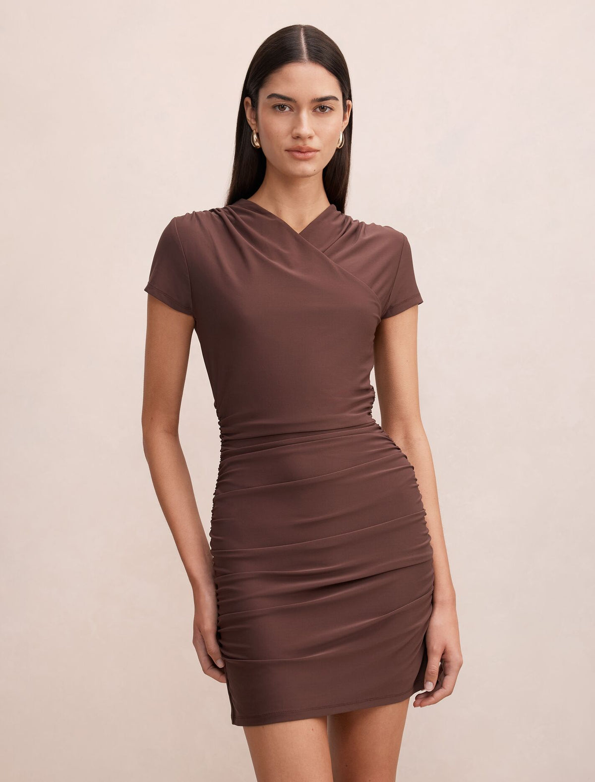 Juliette Cross Over Mini Dress