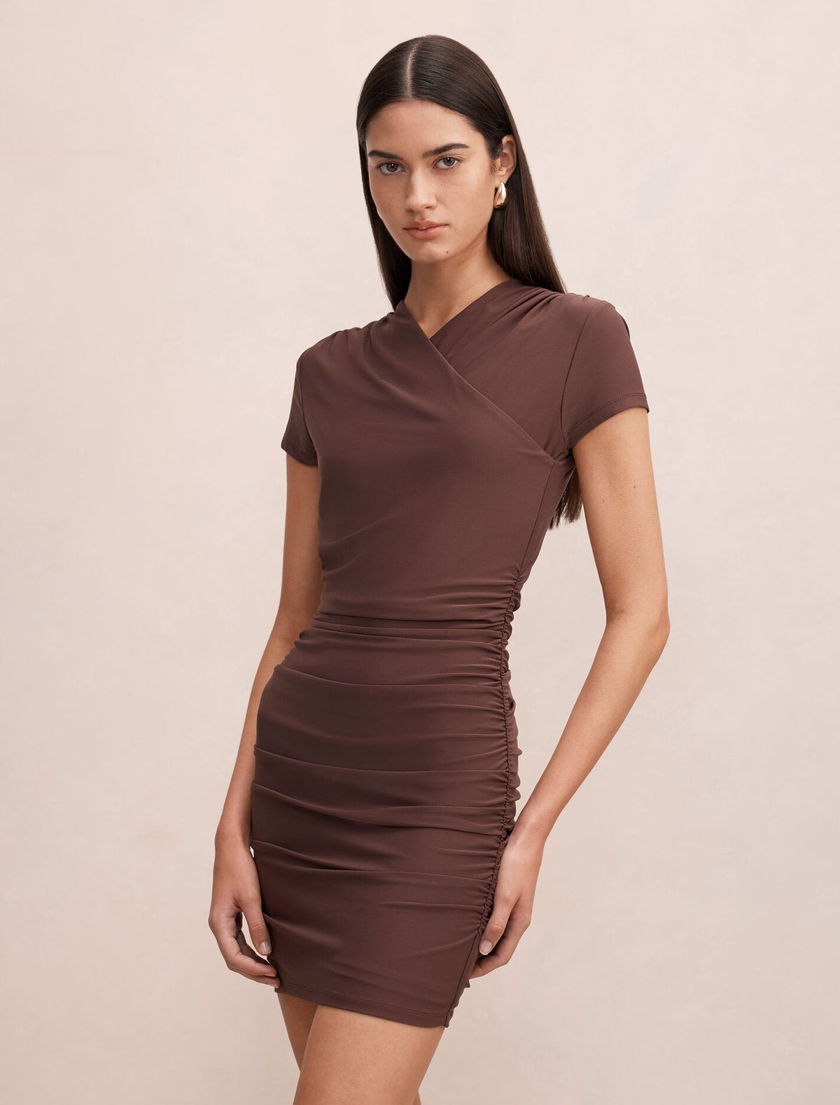 Juliette Cross Over Mini Dress