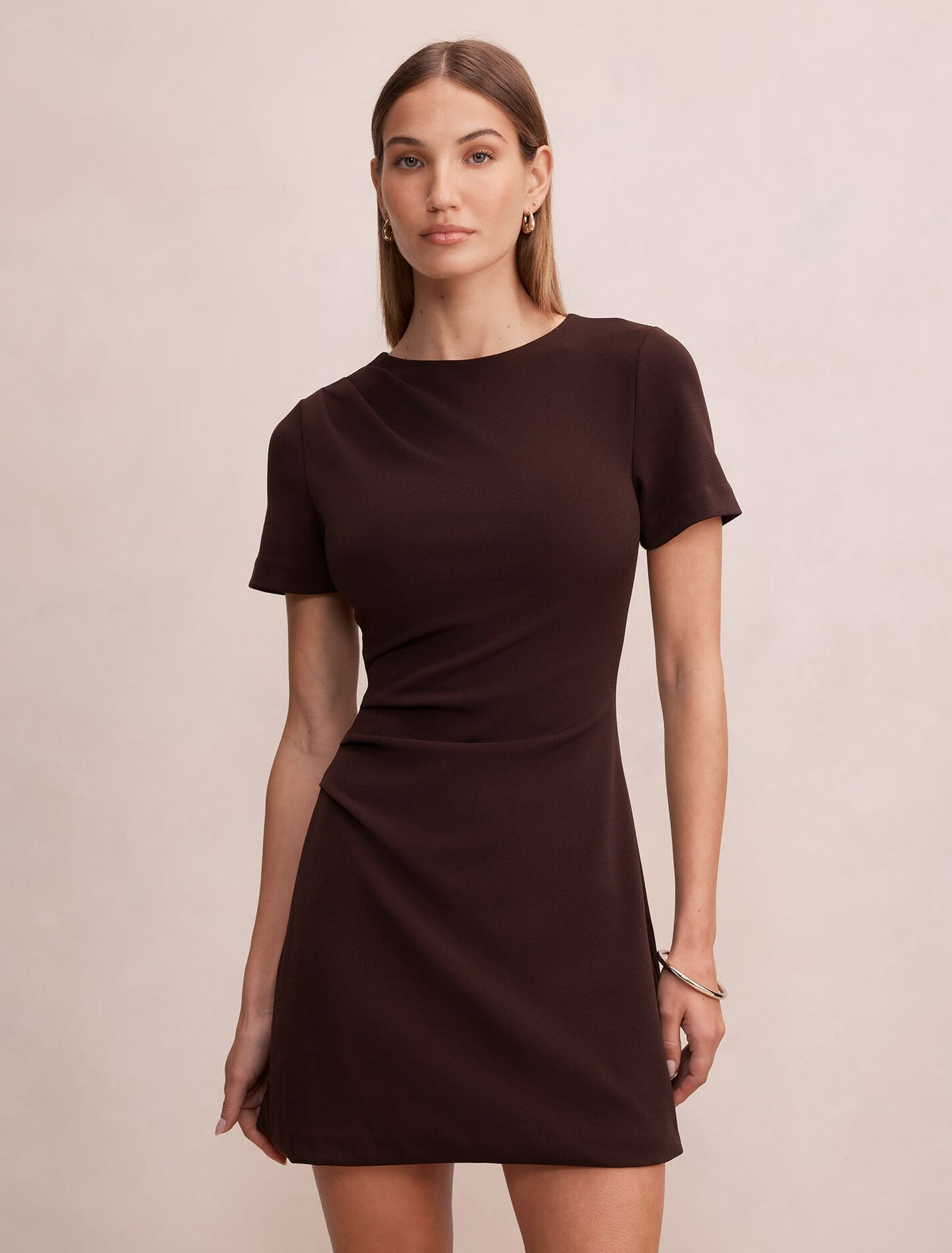Jenny Tucked Mini Dress