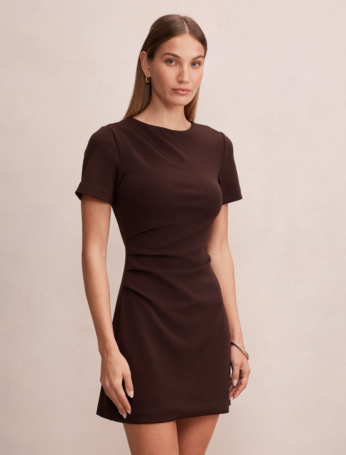 Jenny Tucked Mini Dress