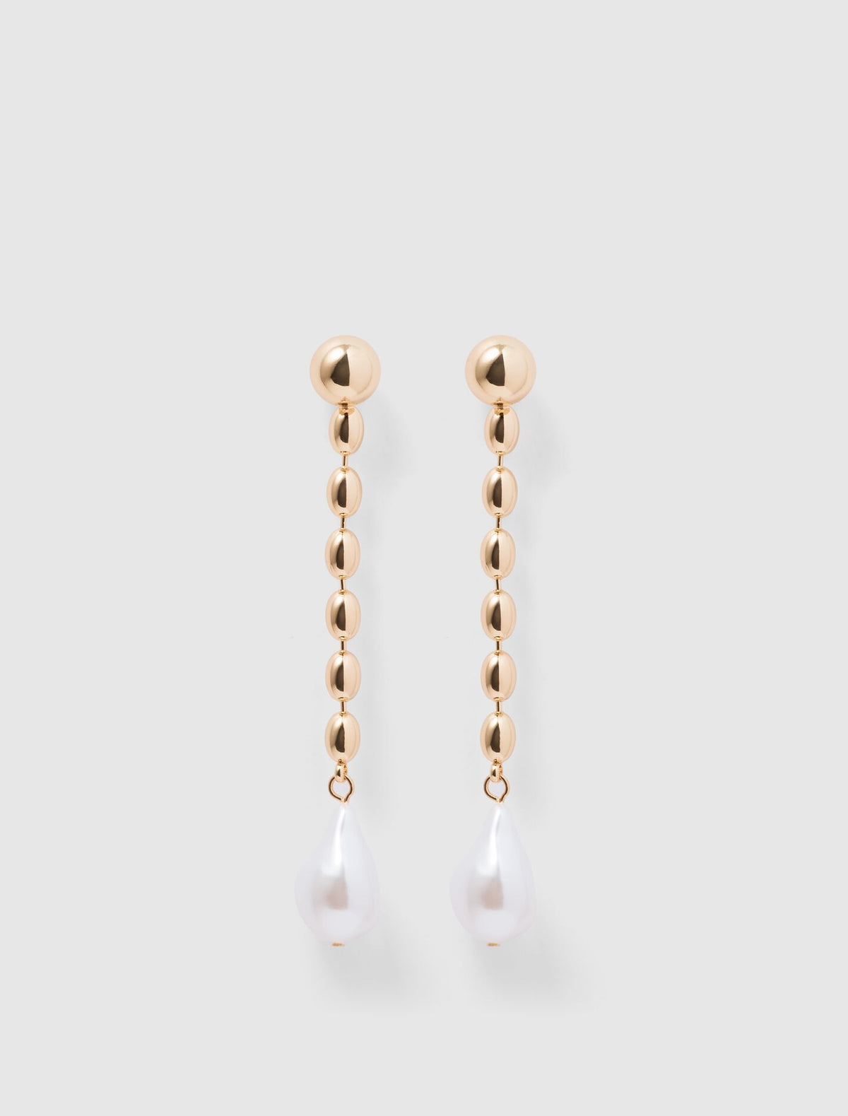Signature Sabrina Drop Earrings 0 Pearl Gold Forever New