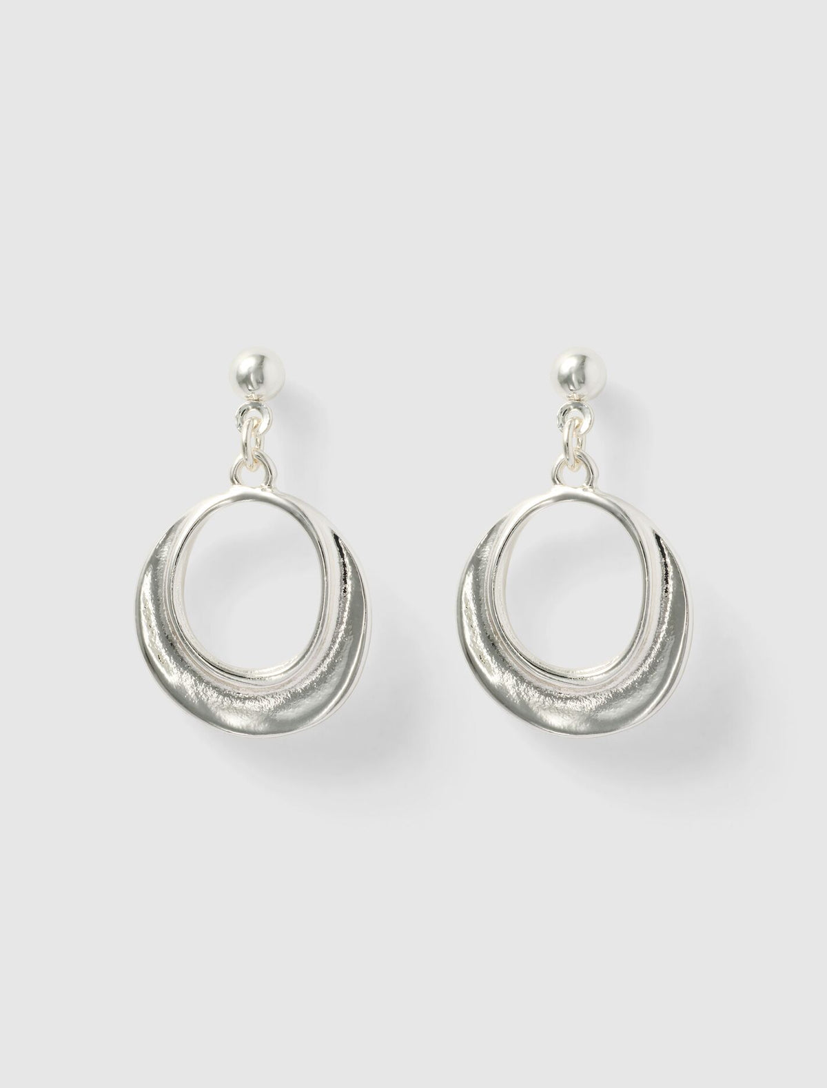 Cindy Circle Earrings 0 Silver Forever New