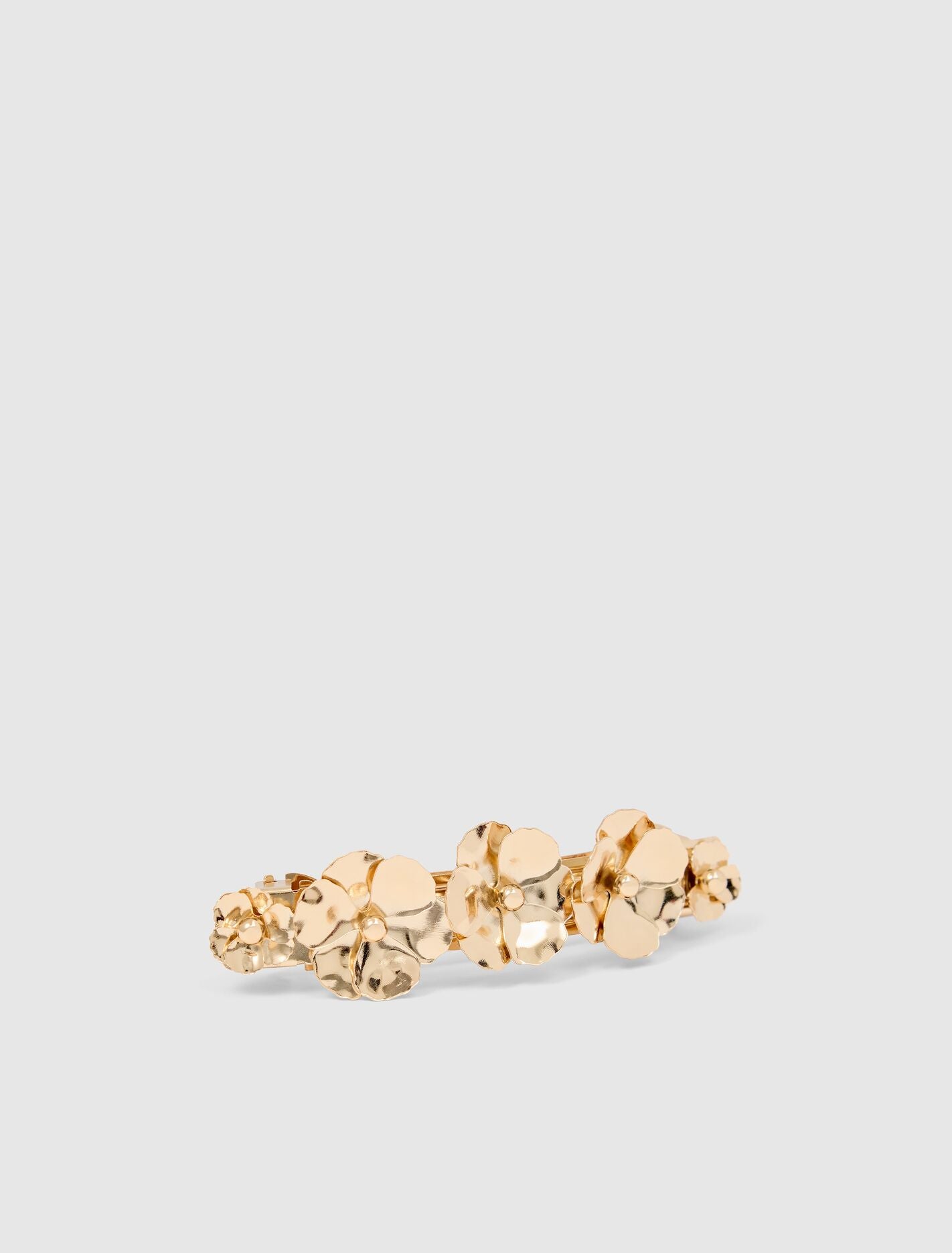Mariella Metal Flower Barrette Clip