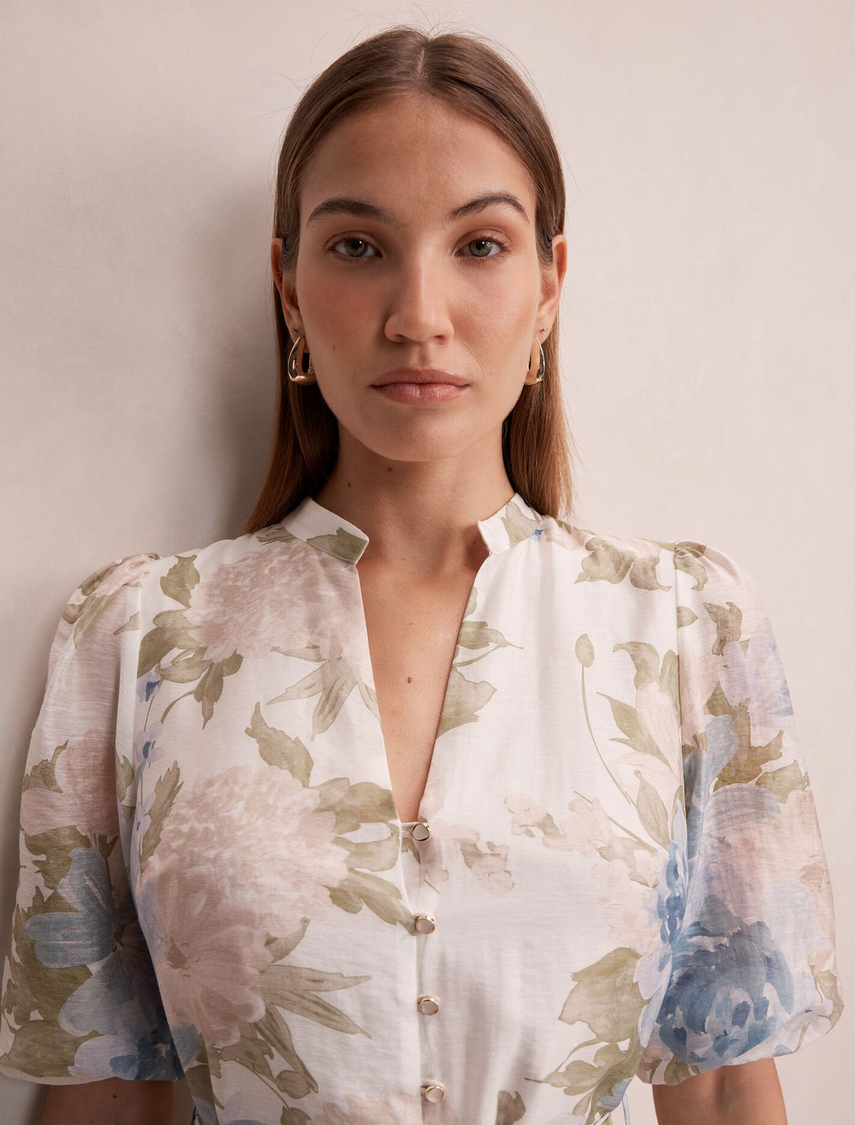 Irena Printed Midi Dress Forever New