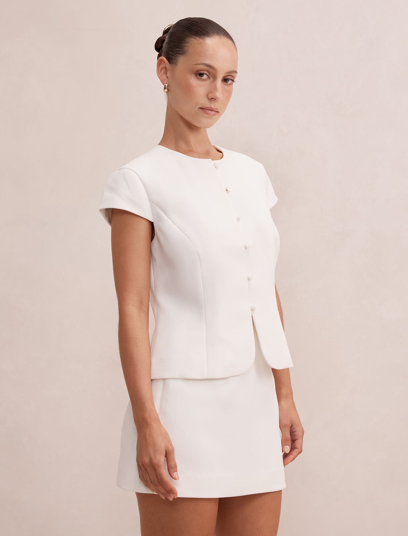 Ellie Petite Mod Mandarin Jacket