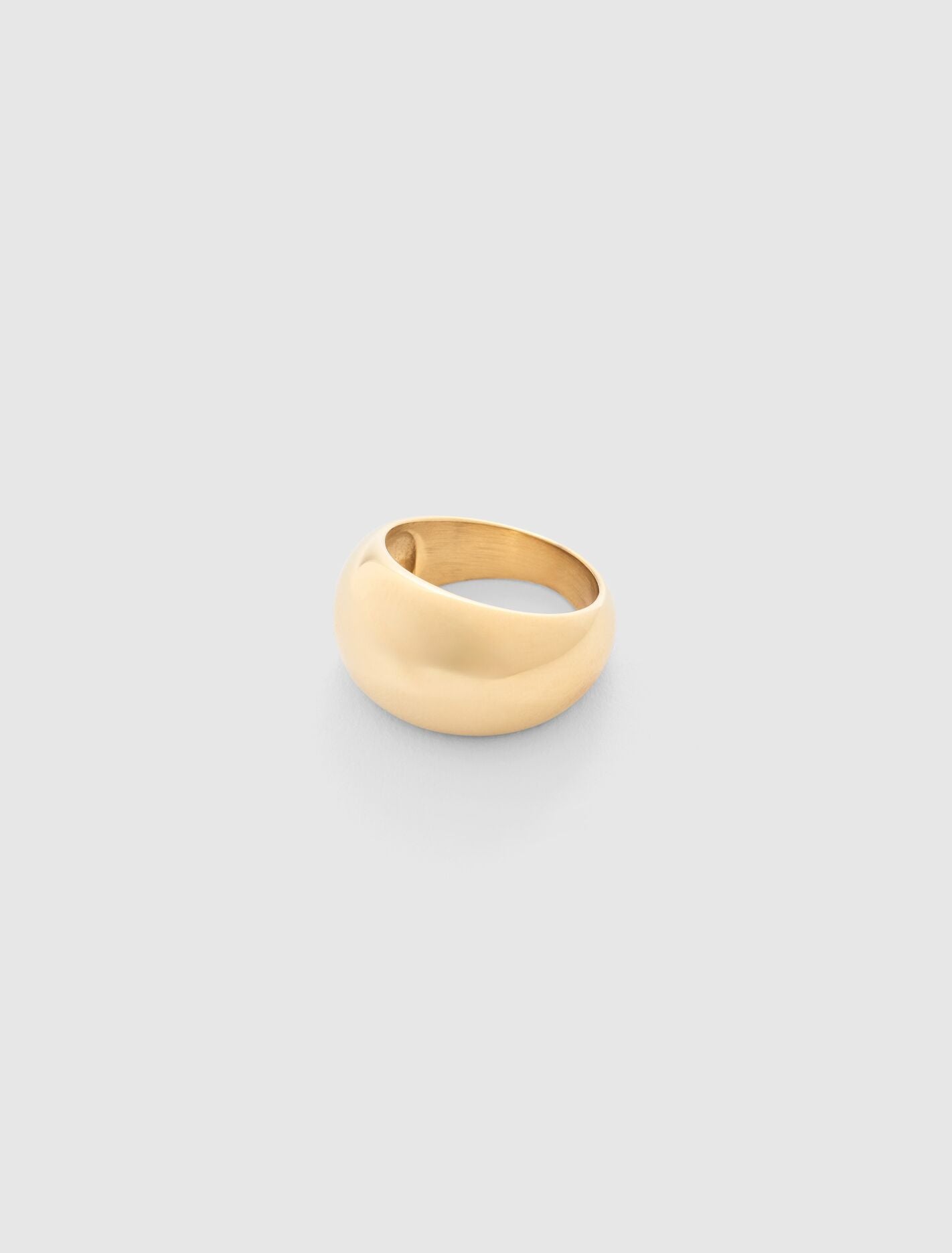 Dominique Waterproof Dome Ring Gold Plated Forever New