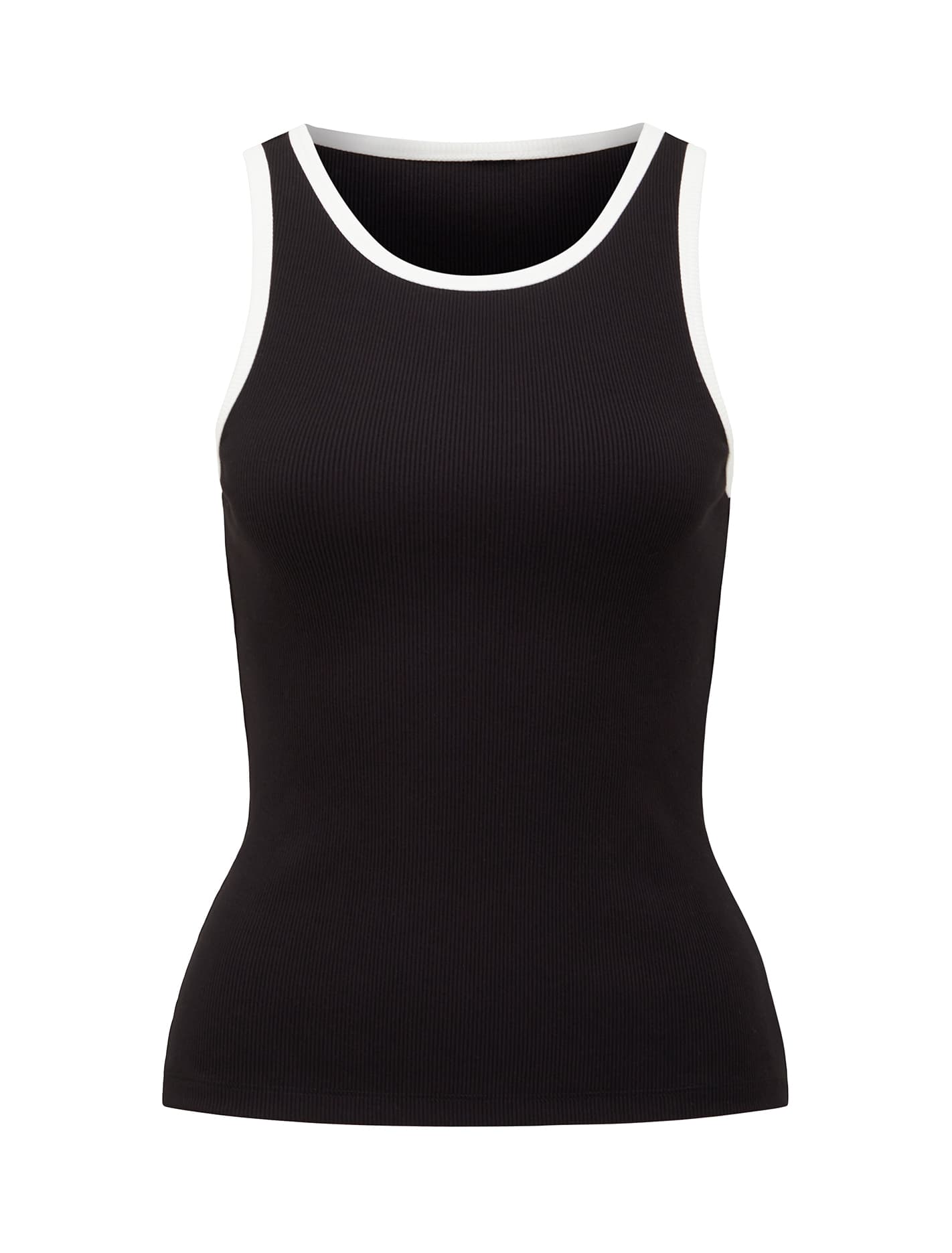 Charlie Contrast Trim Tank Top Forever New
