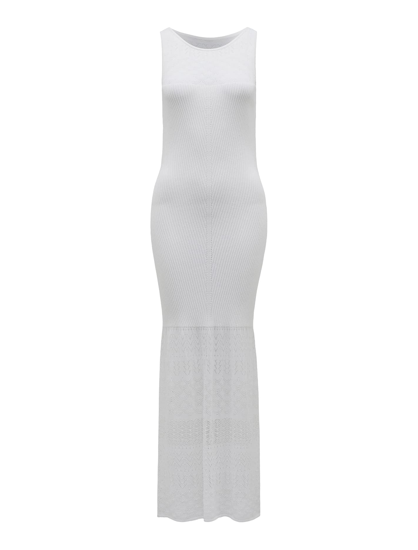 Adele Pointelle Knit Dress Forever New