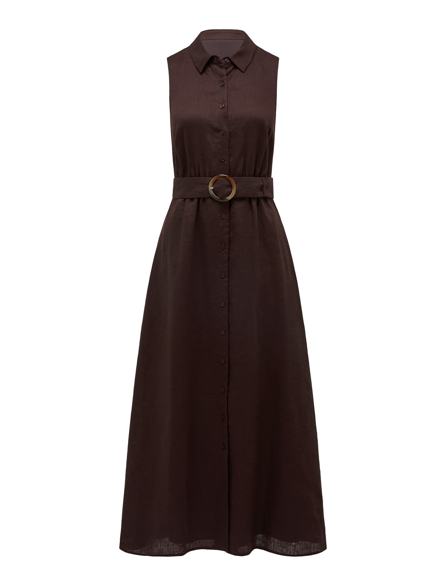 Gabbriette Button Down Midi Dress Forever New