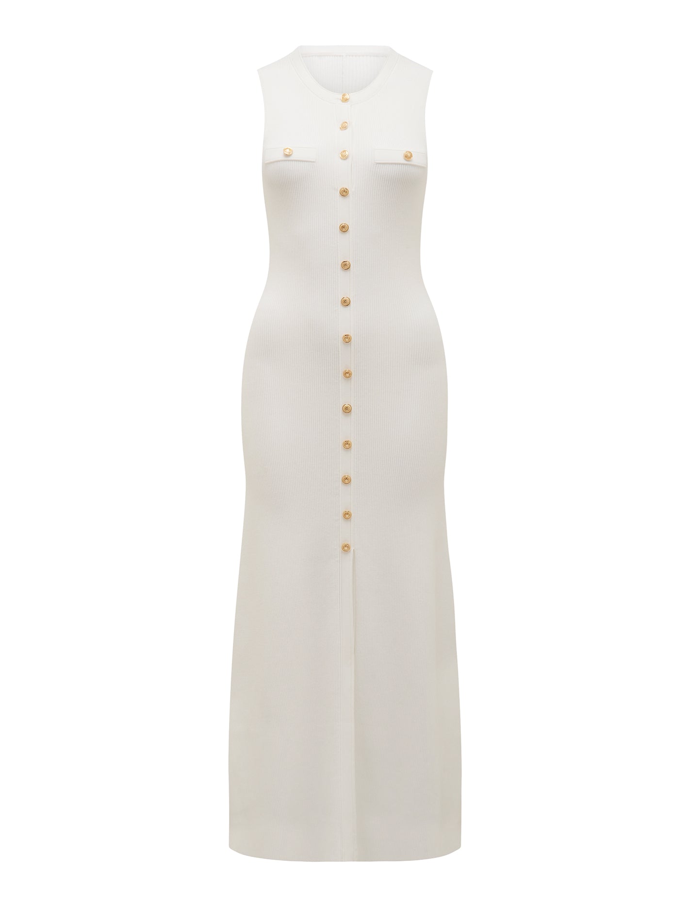 Kelly Button Through Knit Dress Forever New