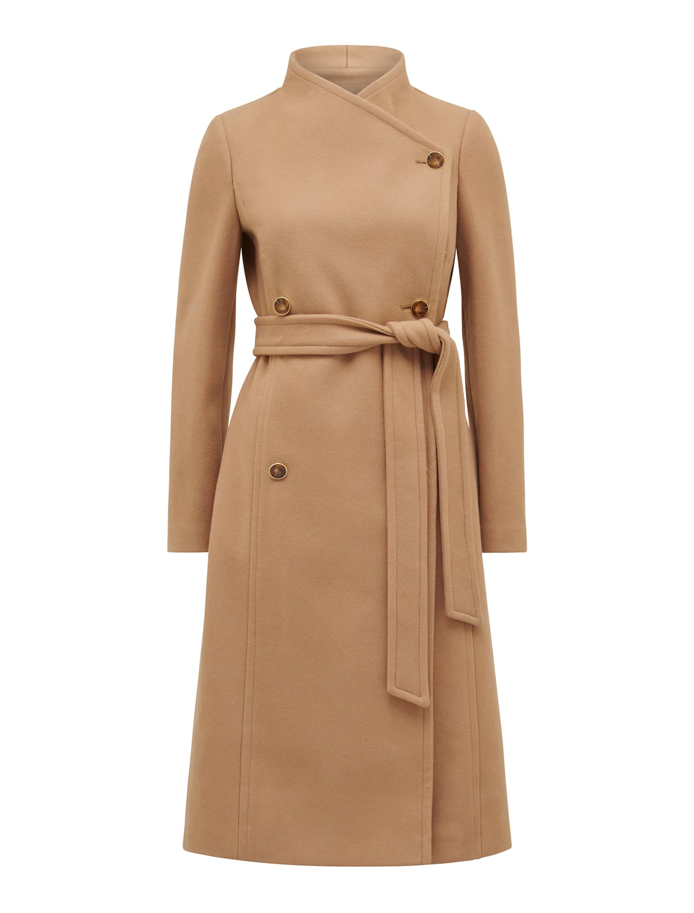 Ari Funnel Neck Coat Forever New