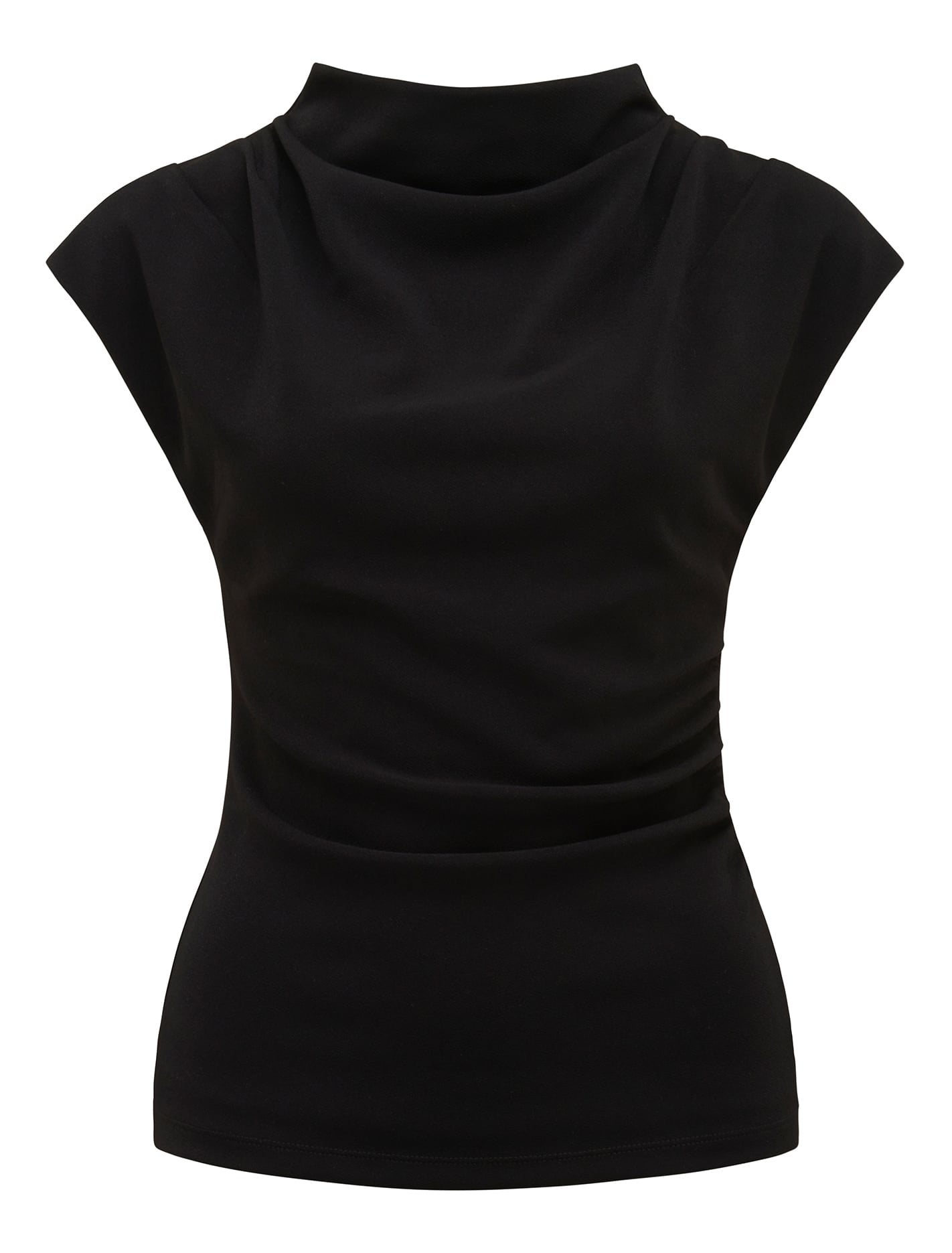Leenah Grown On Neck Crepe Top Forever New