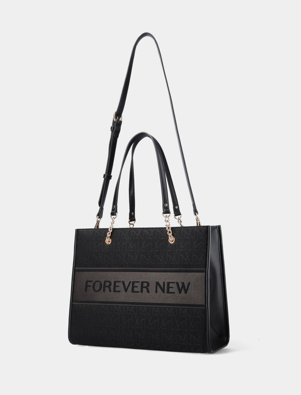 Harper Jaquard Shopper Bag Forever New