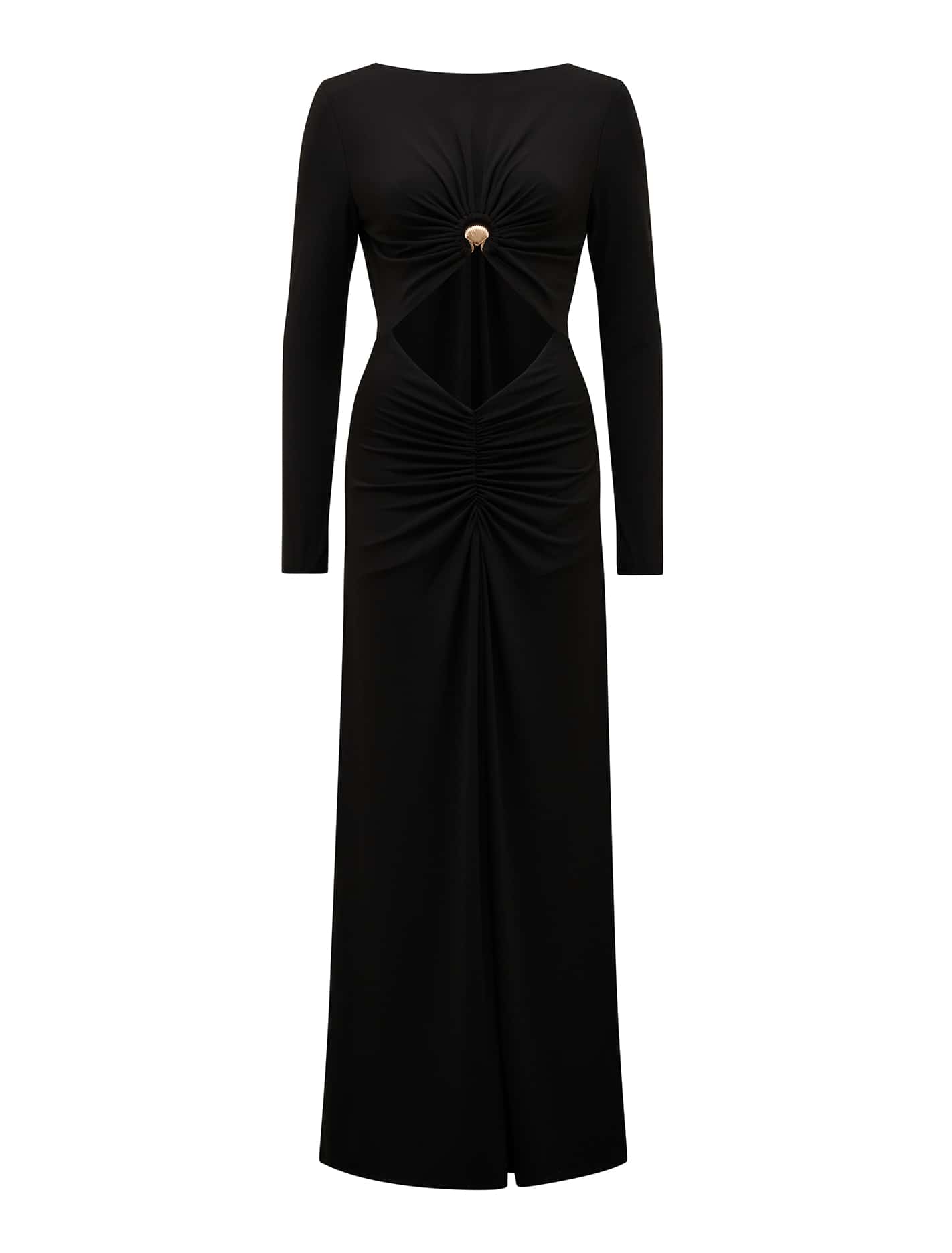 Abbey Long Sleeve Cut Out Maxi Dress Forever New