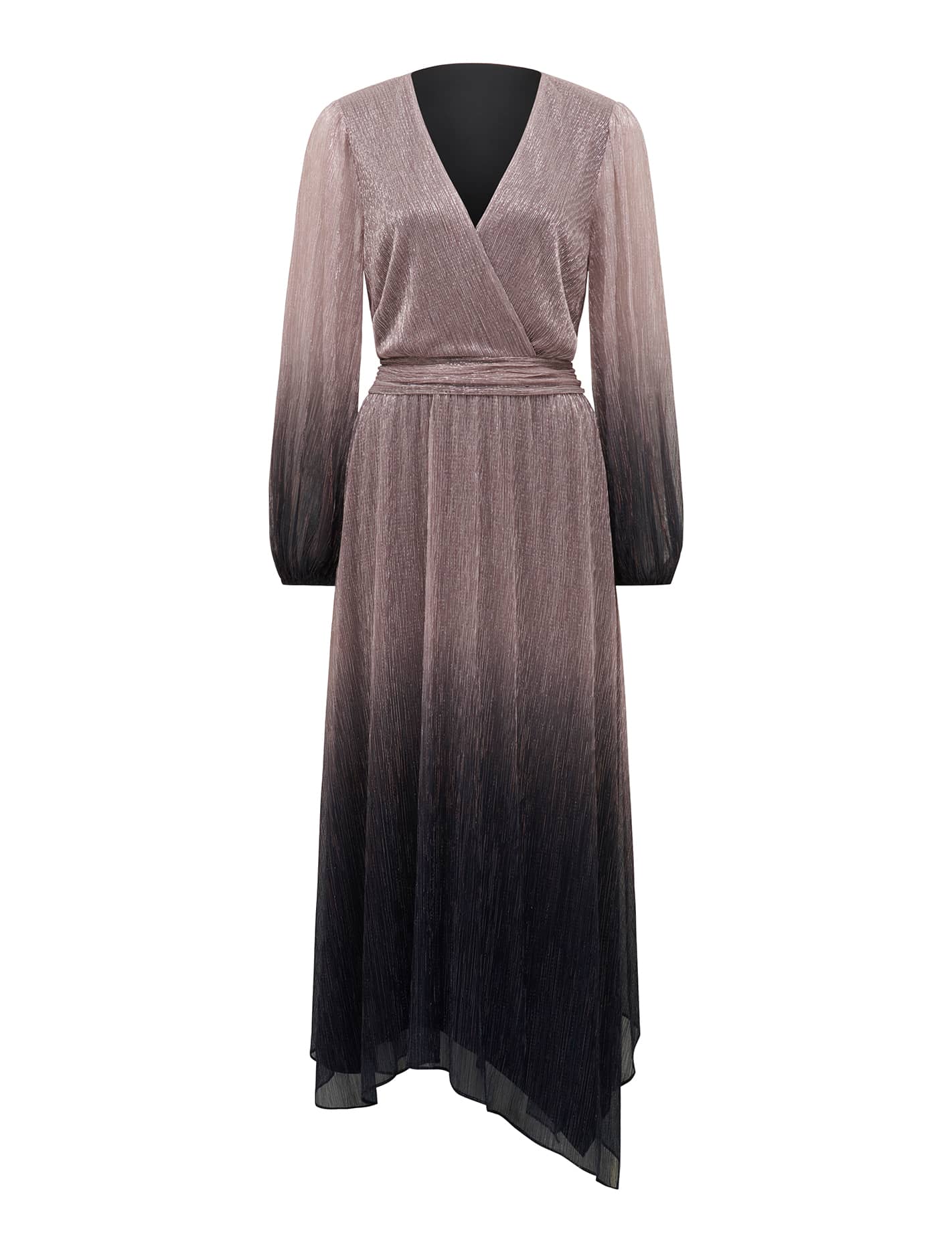 Gisele Ombre Plisse Maxi Dress Forever New