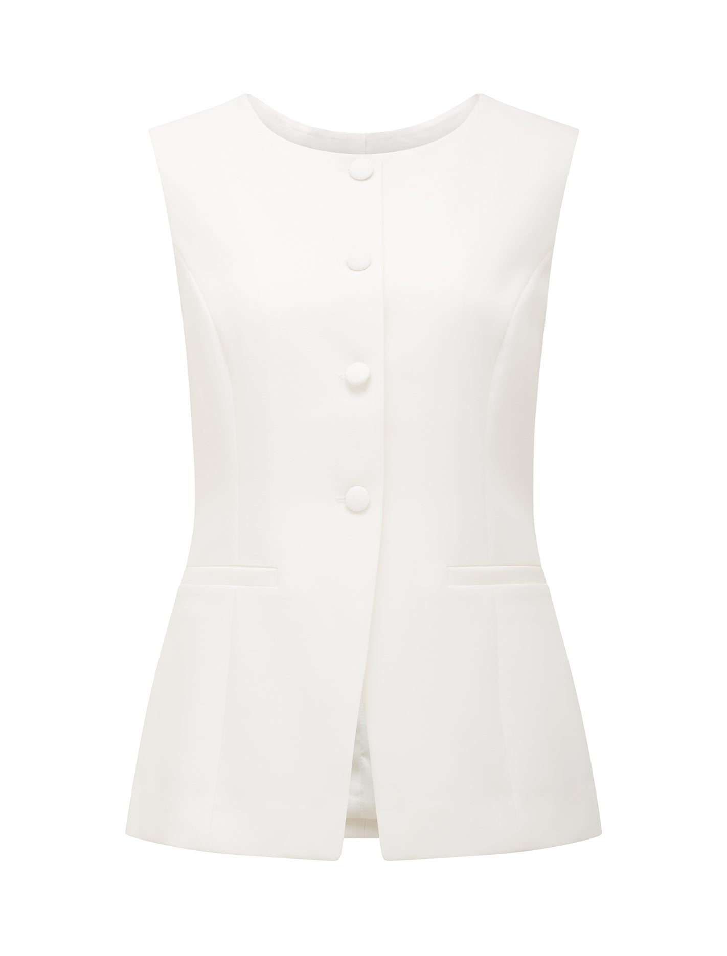 Pyper Belted Sleeveless Blazer Forever New