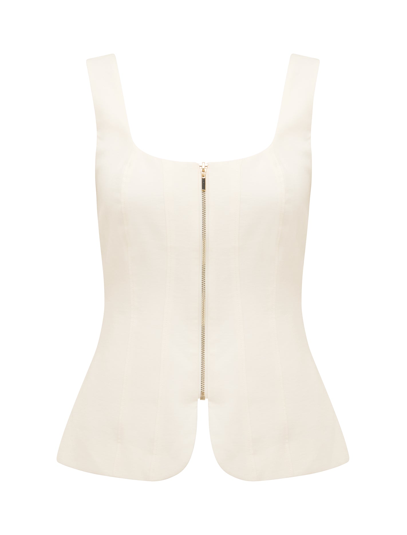 Collins Zip Through Tank Top Forever New