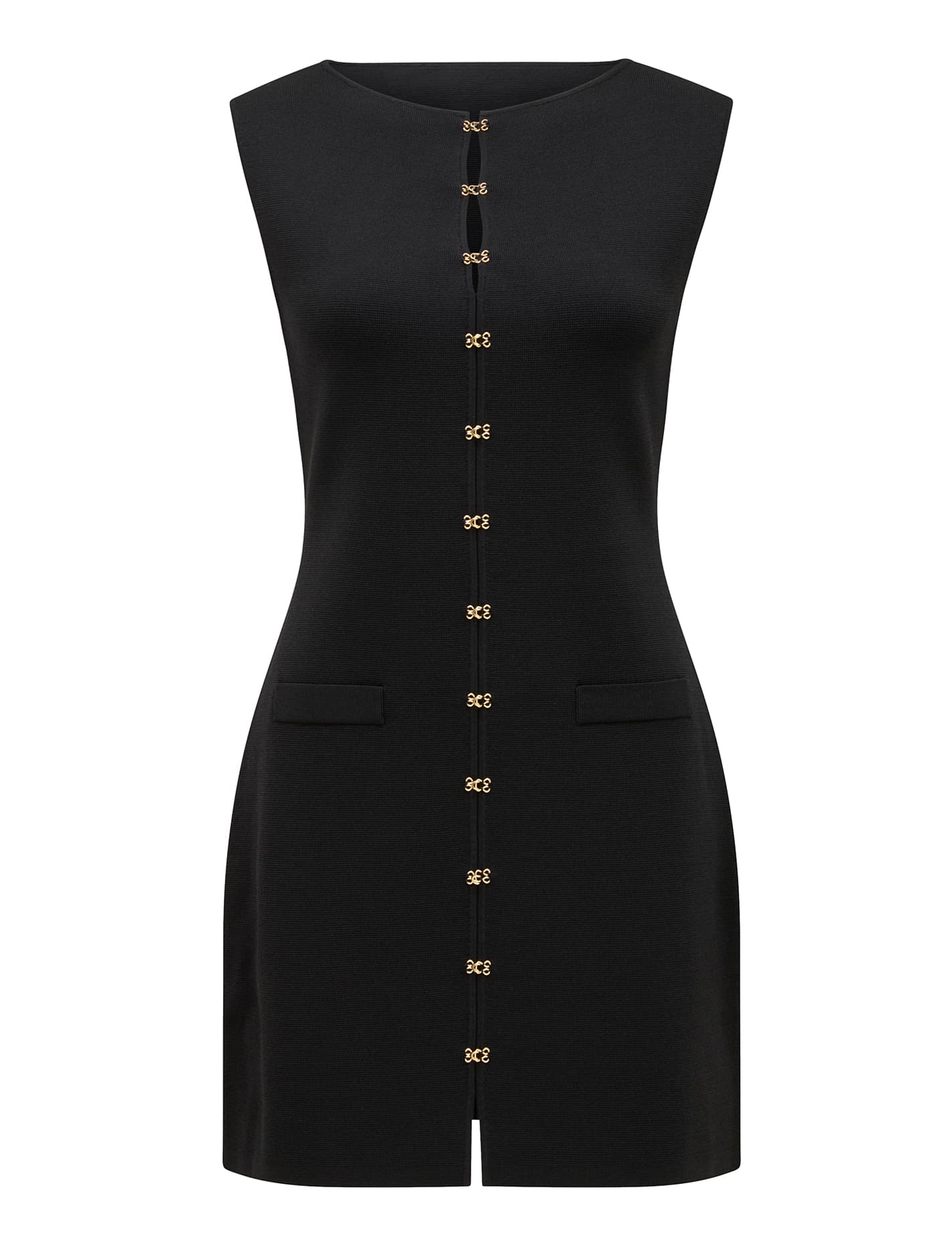 Mimi Hook And Eye Detail Mini Dress Forever New