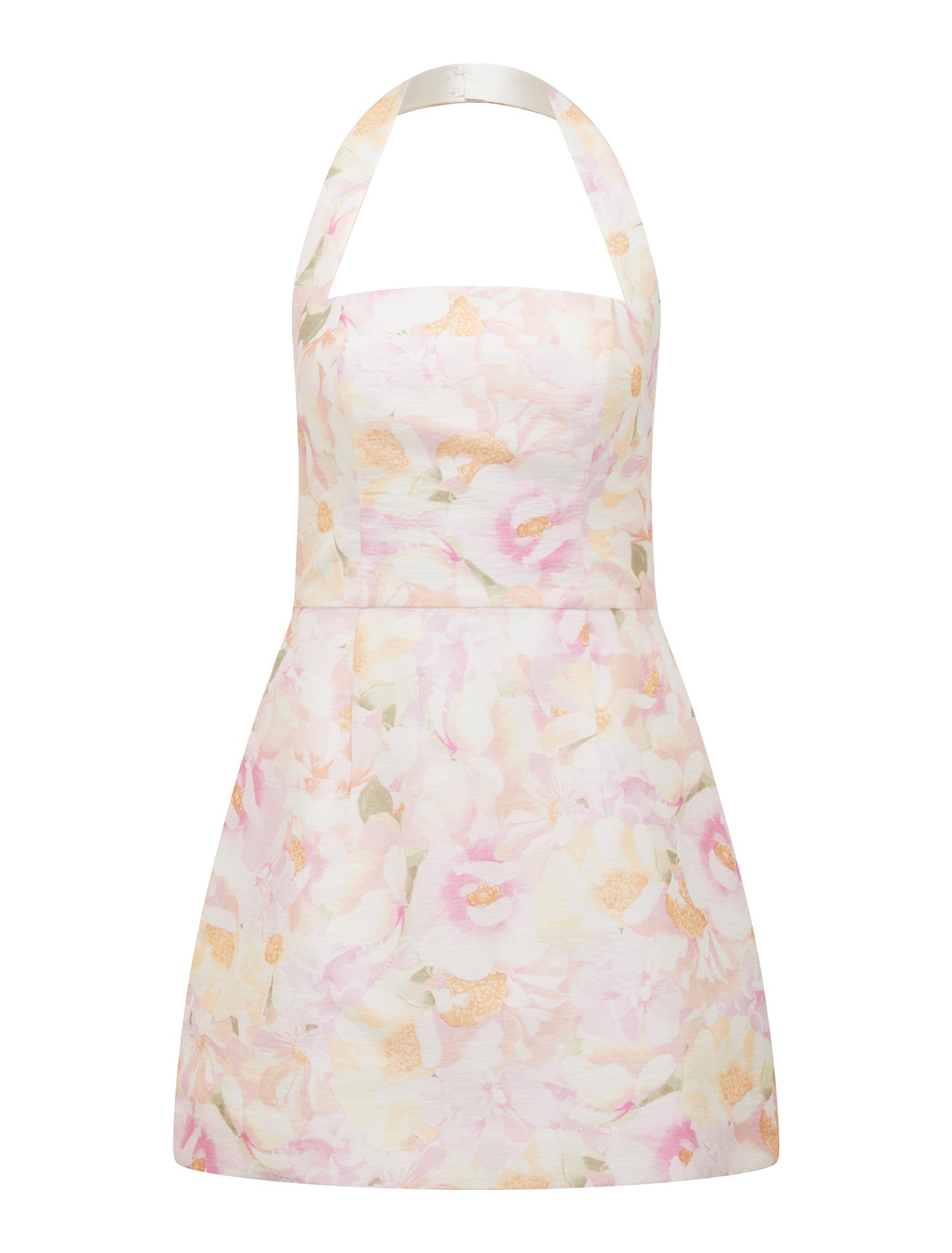 Ellery Printed Halter Mini Dress Forever New