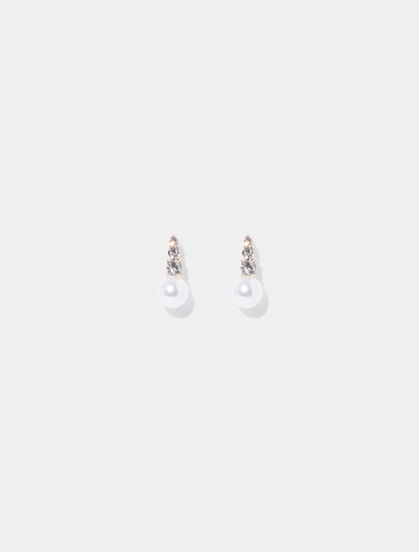 Naomi Pearl Stone Stud Earrings 0 Crystal Pearl Forever New