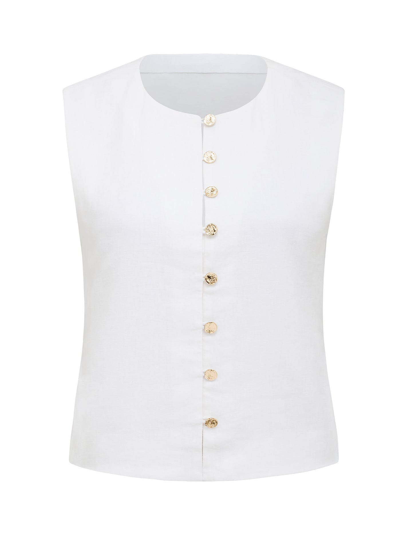 Immy Linen Vest Forever New