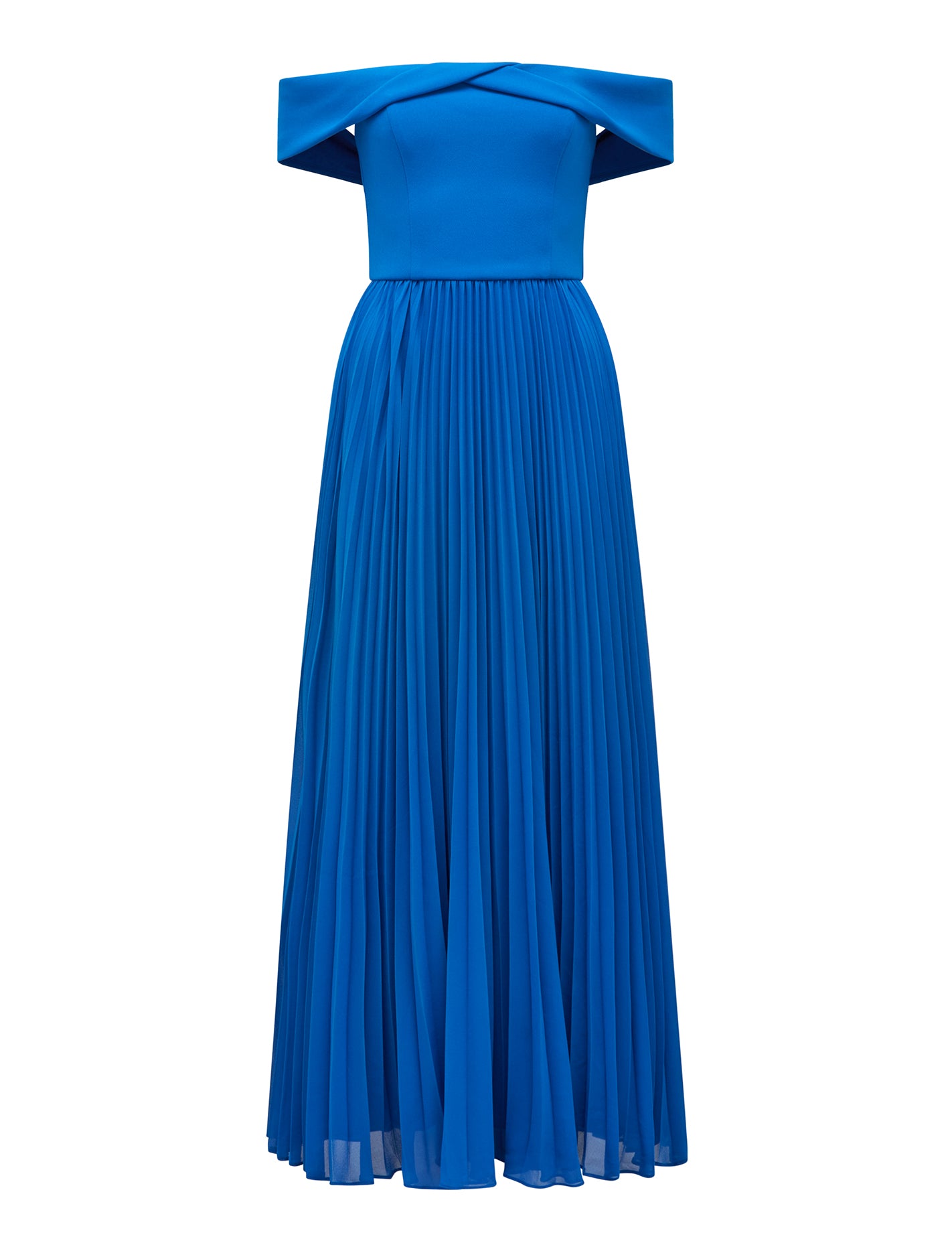 Louise Off Shoulder Pleat Midi Dress Forever New