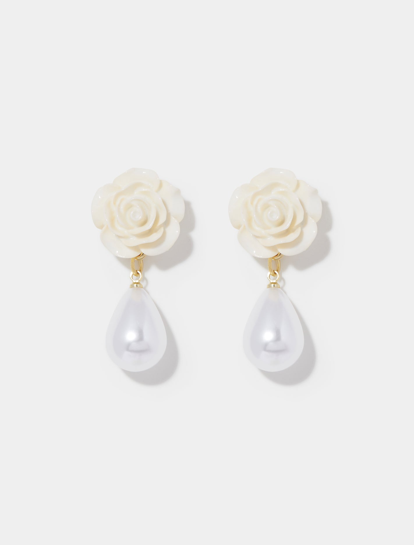 Fellie Flower Pearl Earrings 0 Ivory Pearl Forever New