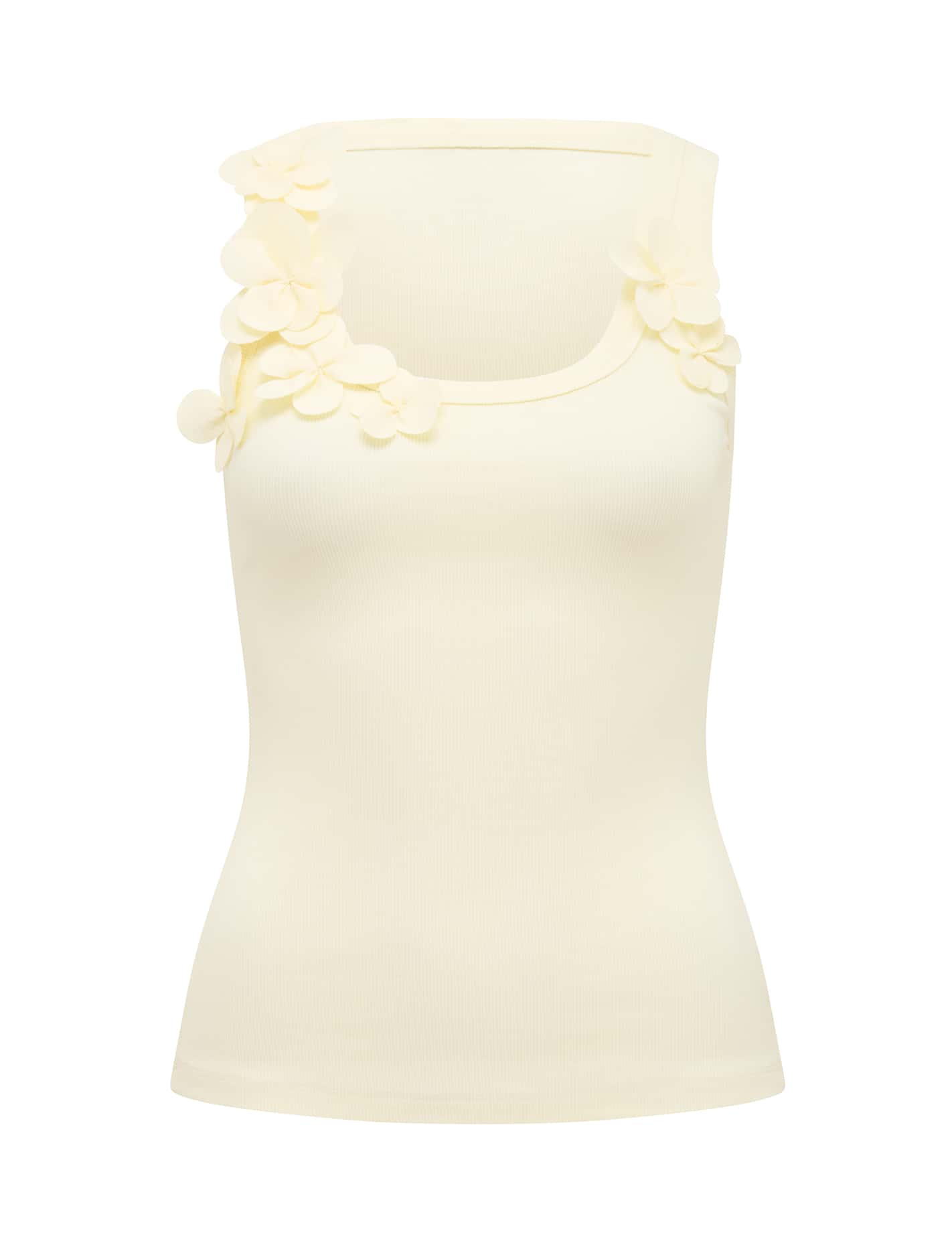 Pia Applique Scoop Neck Tank Top Forever New