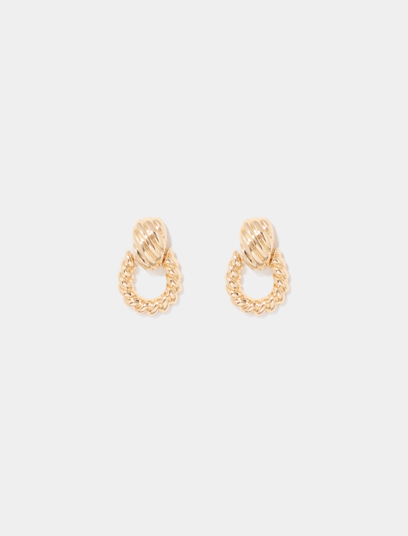 Jordana Panel Earrings 0 Gold Forever New