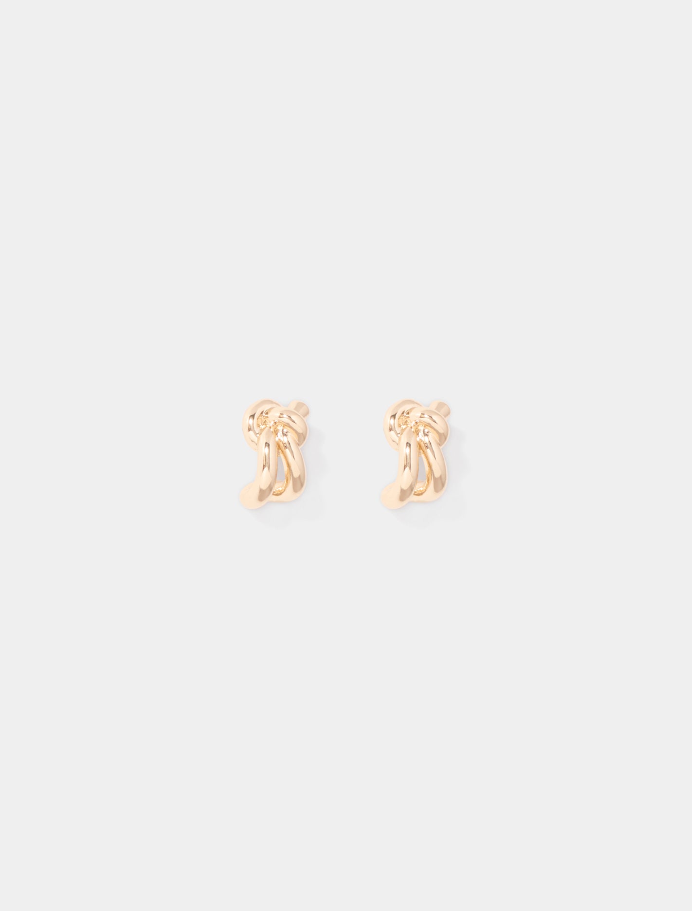 Esther Knot Small Earrings 0 Gold Forever New