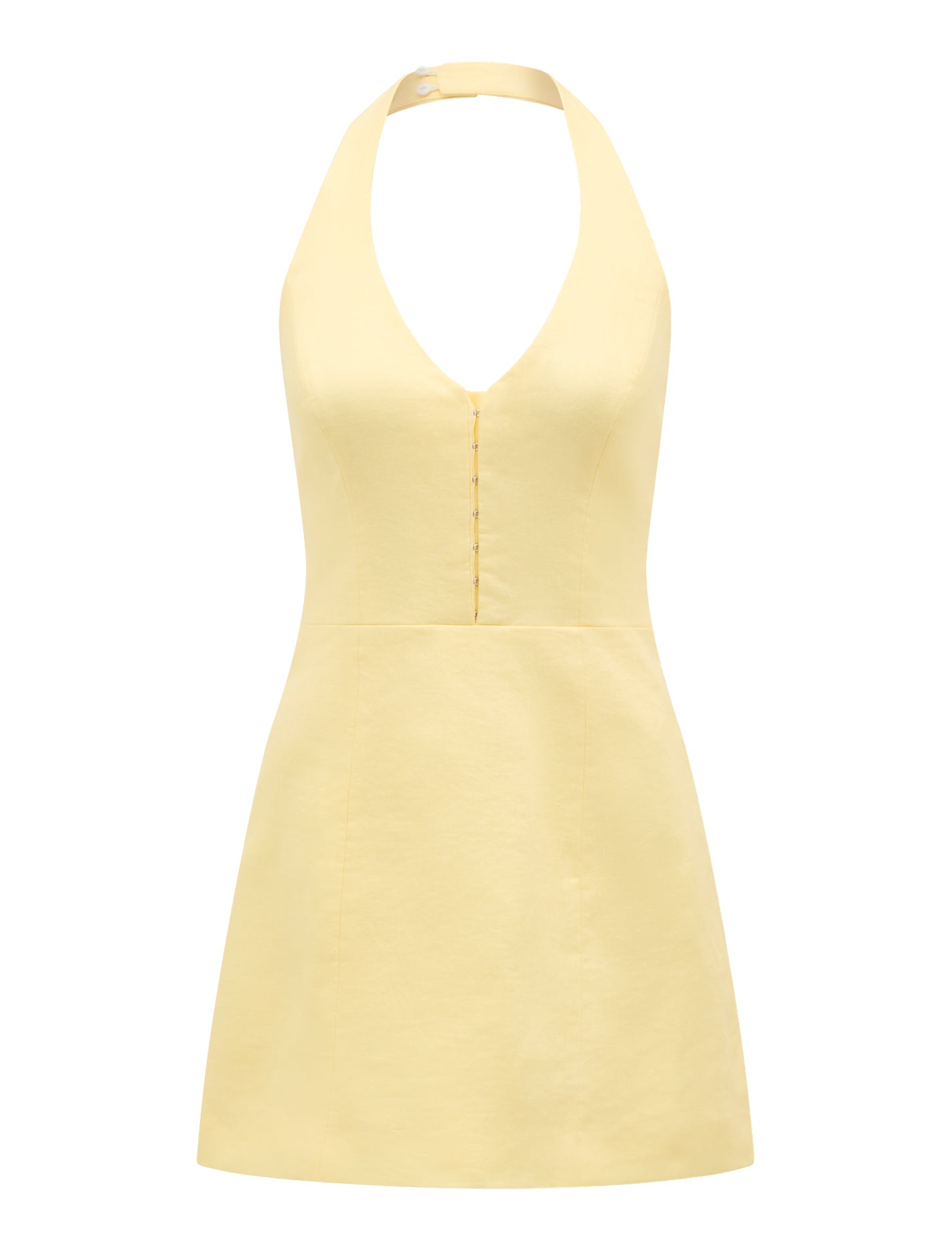 Ricki Linen Halter Mini Dress Forever New