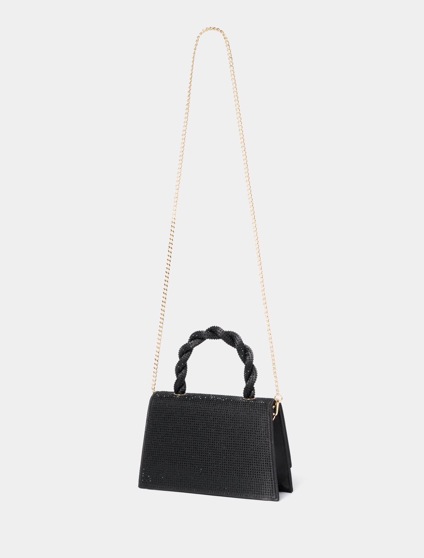 Sasha Sparkly Twist Top Handle Bag Forever New