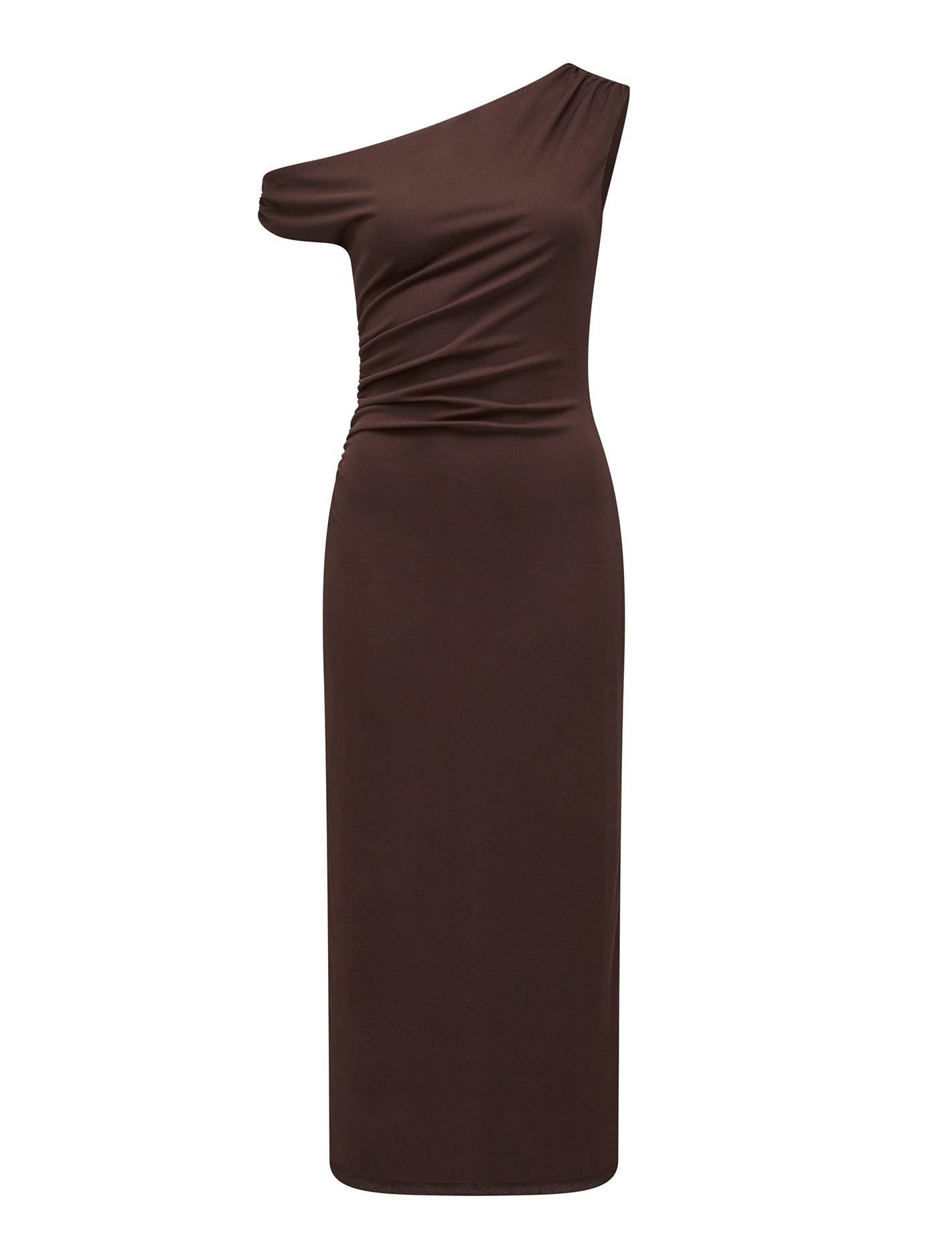 Gisella Tipped Mesh Midi Dress Forever New