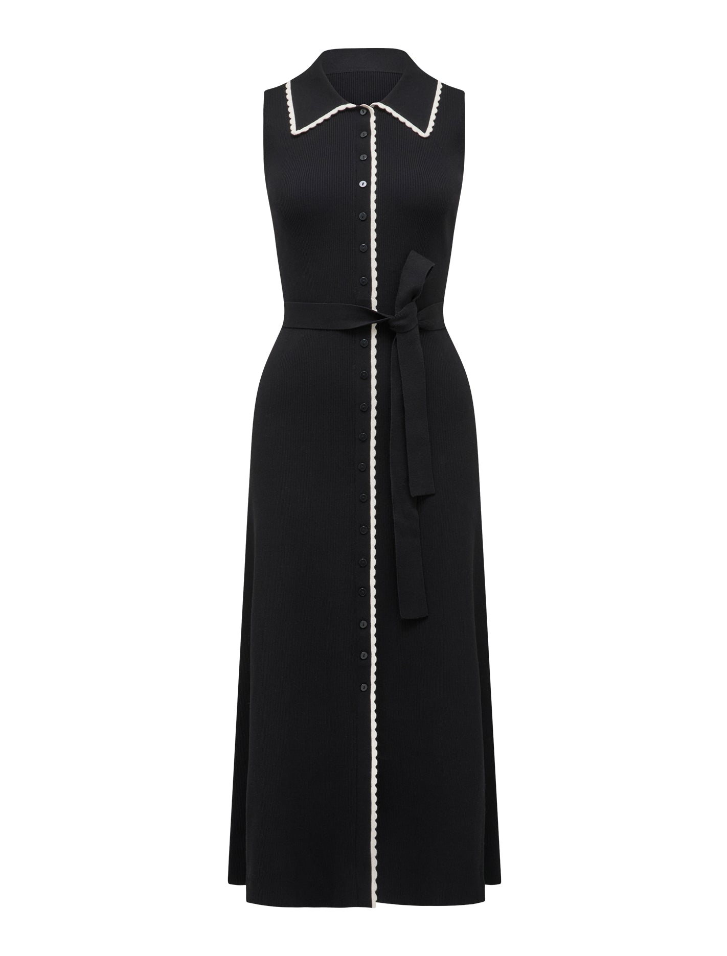 Raegan Petite Contrast Trim Midi Dress Forever New
